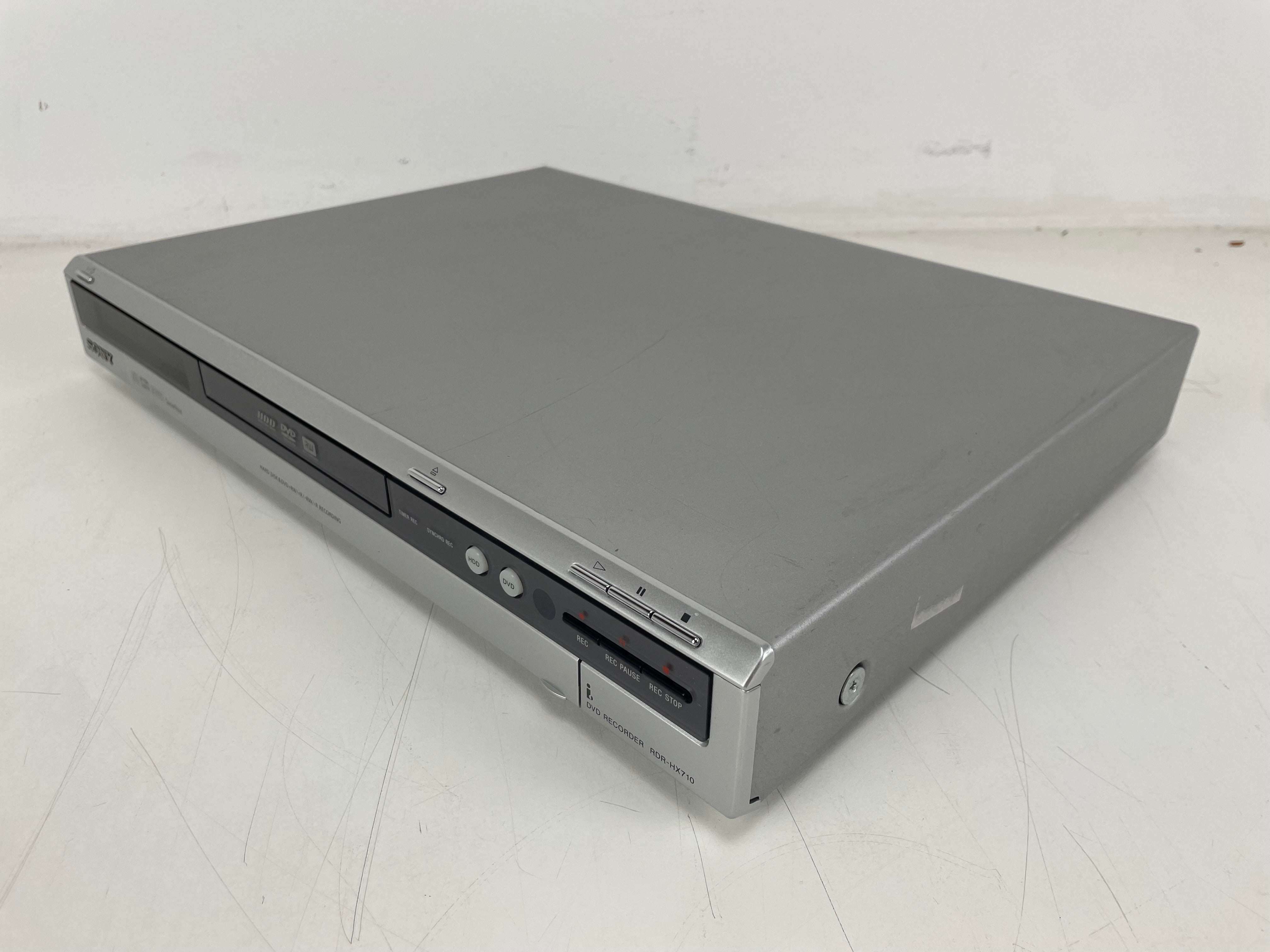 Sony – RDR-HX710 – DVD Recorder / Player – HDD Recorder