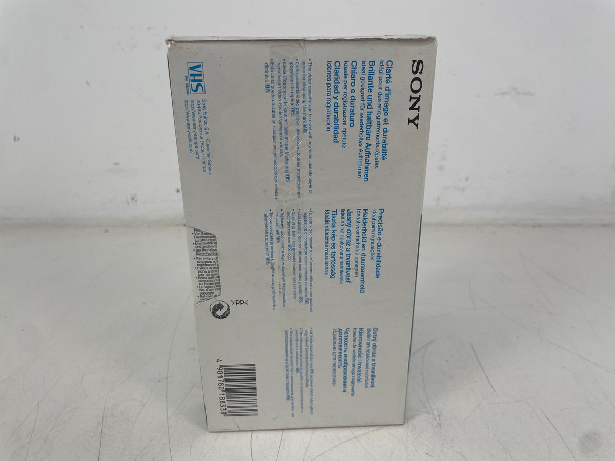 Sony CD E-180 VHS Video Cassette – 3 Hours – Factory Sealed NOS