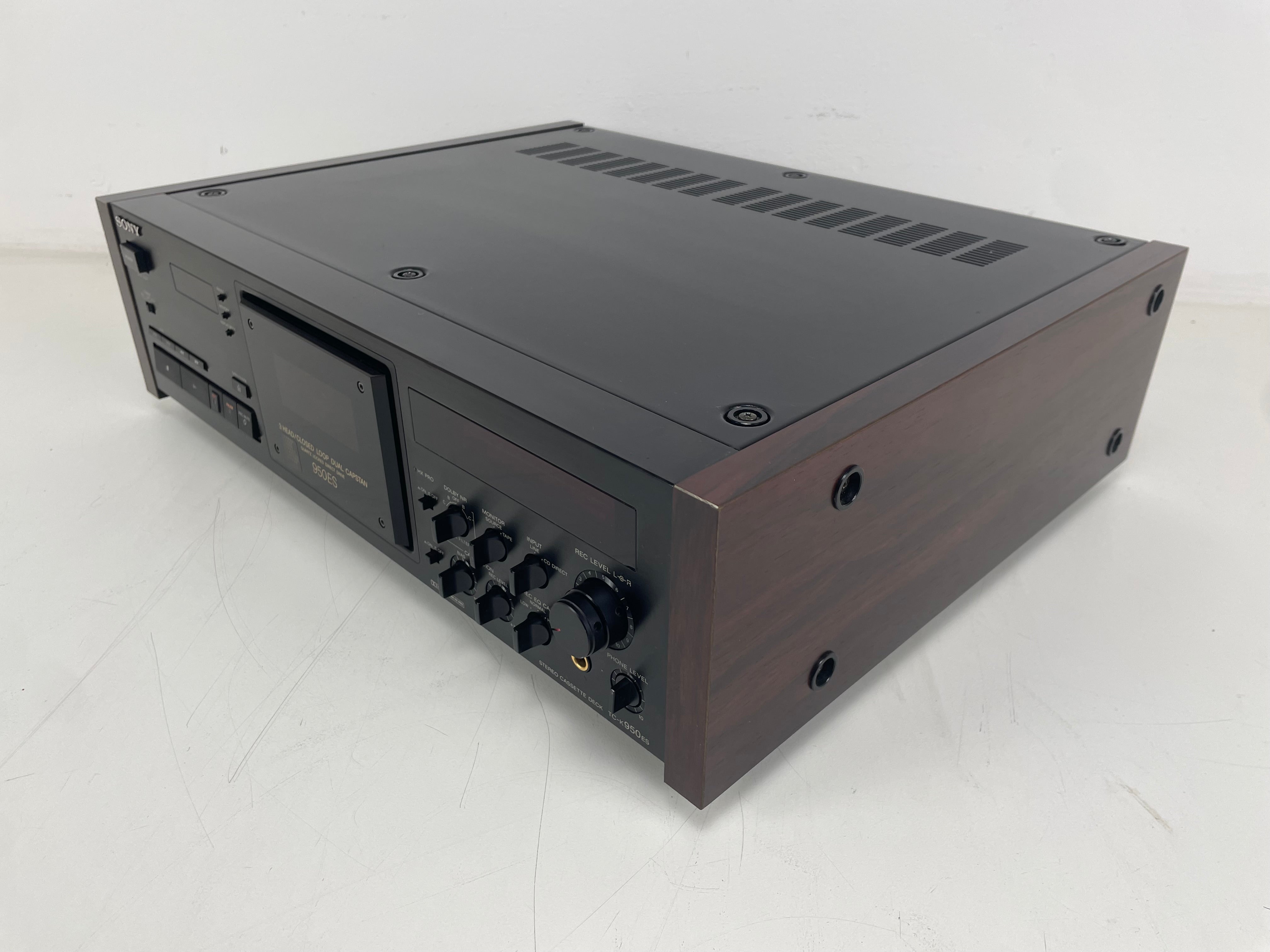 Sony - TC-K950ES - 3-Head - Stereo Cassette Deck - ES-Series - Inc. New Sony Metal Tape - Serviced (Repaired/Recapped))