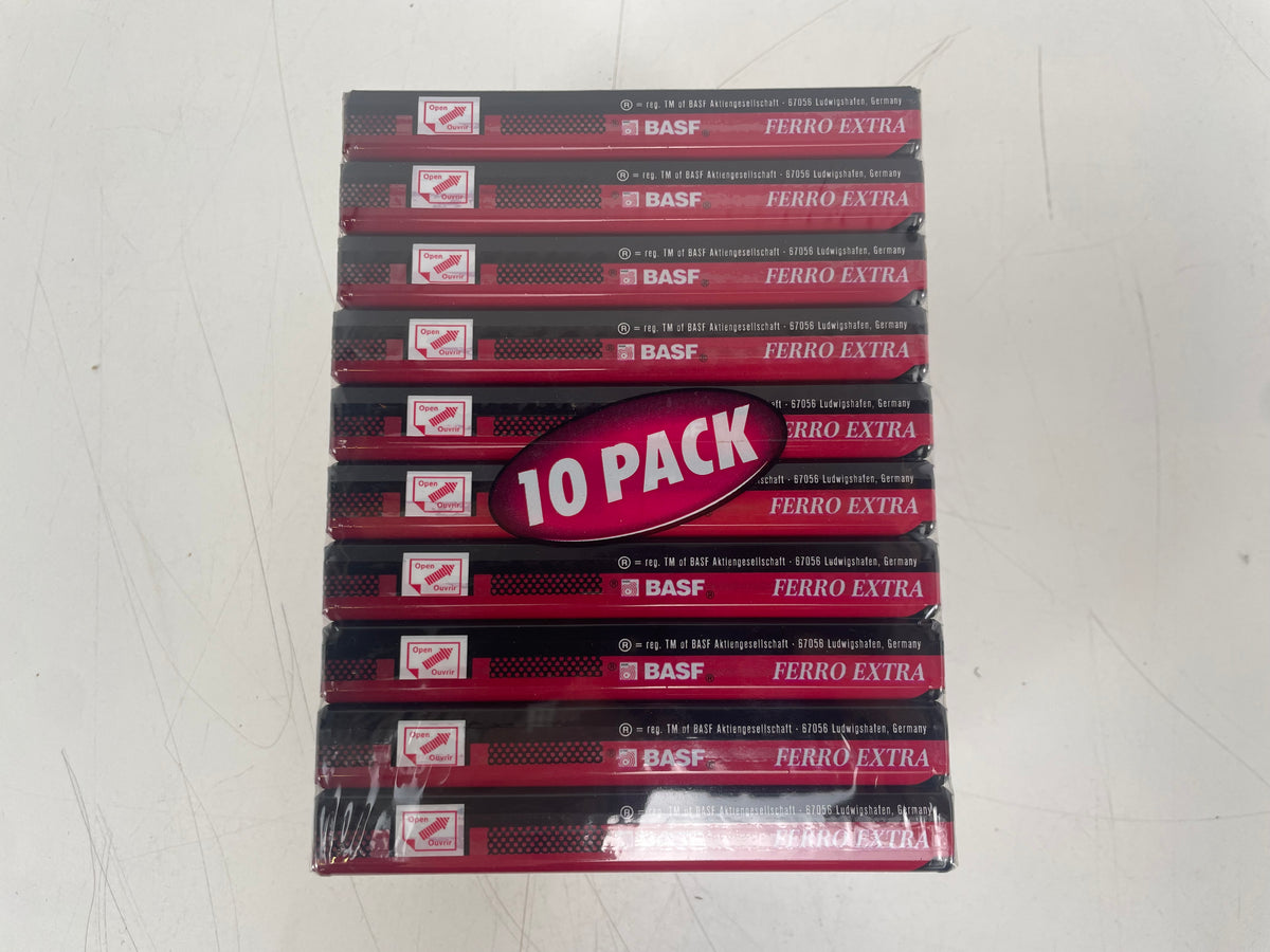 EMTEC / BASF – FE I Ferro Extra – 60 Min – IEC I Normal Position – 10-Pack – Sealed