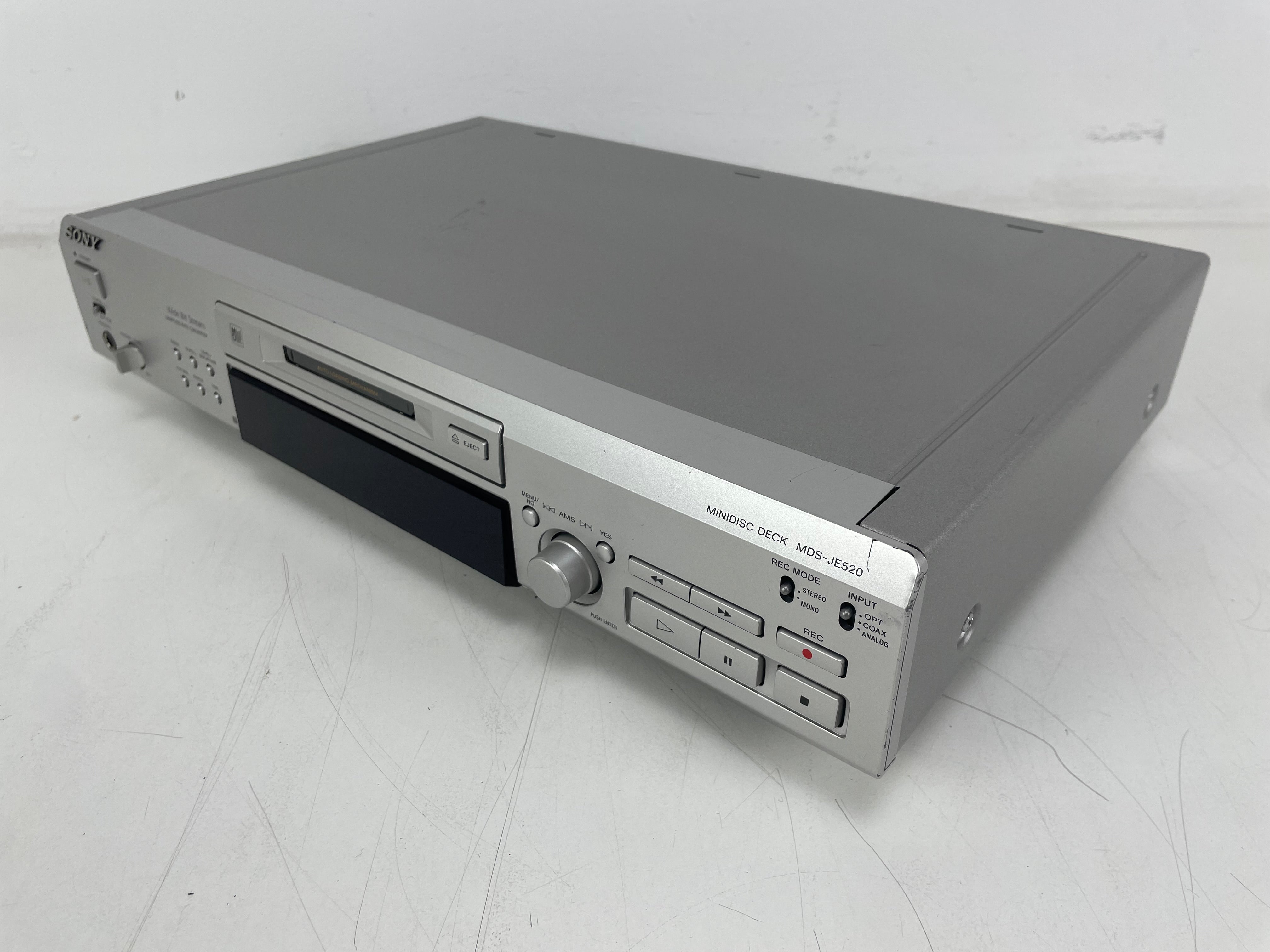 Sony - MDS-JE520 - MiniDisc Deck - Serviced (Repaired)