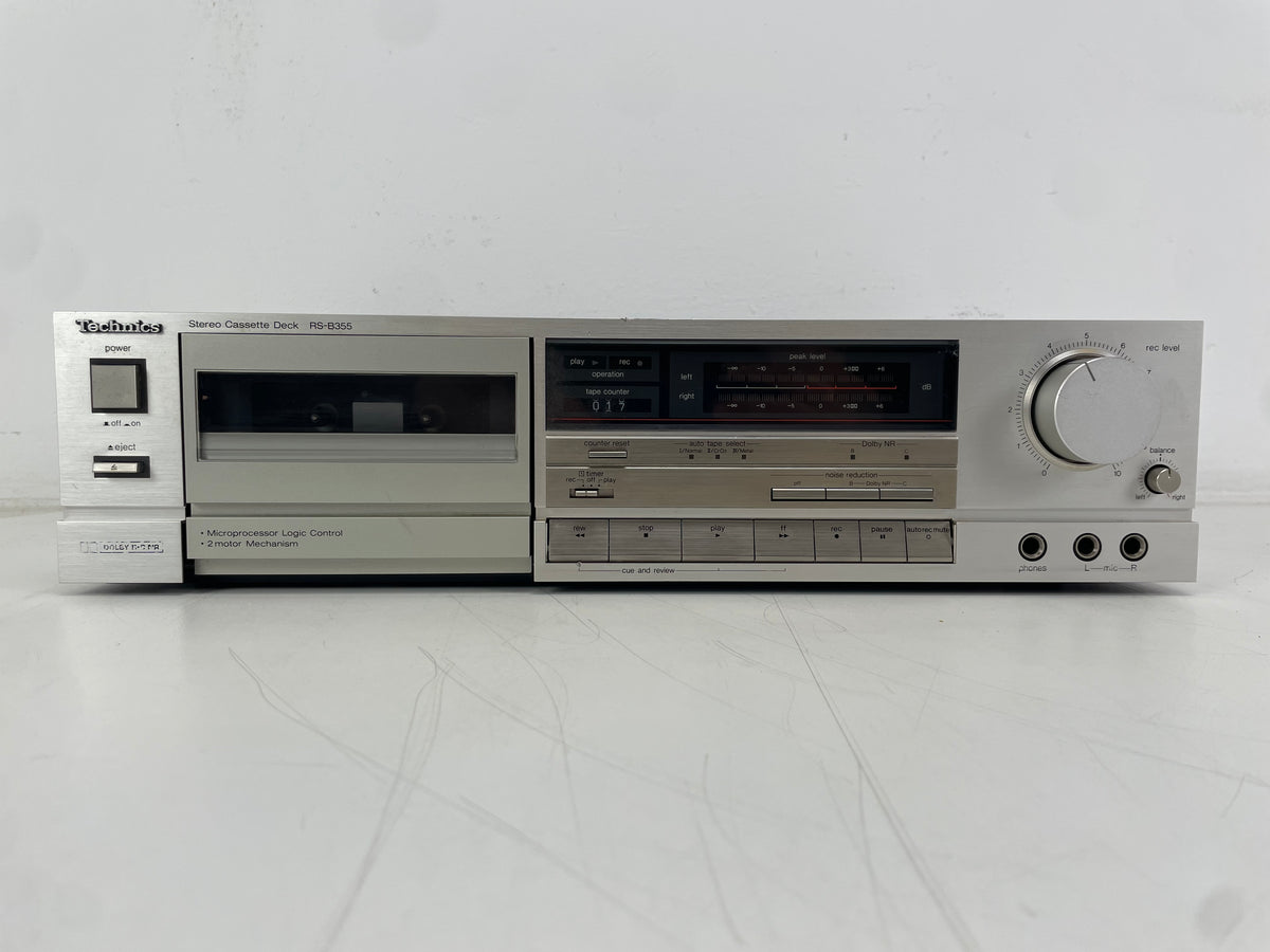 Technics – RS-B355 – Stereo Cassette Deck – 2-Head – Dolby B/C – 2 Motor