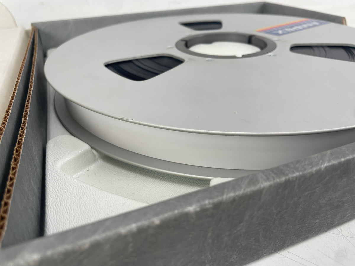 Ampex – 467 – Digital Mastering Audio Tape – Metal Reel with Original Box – Used