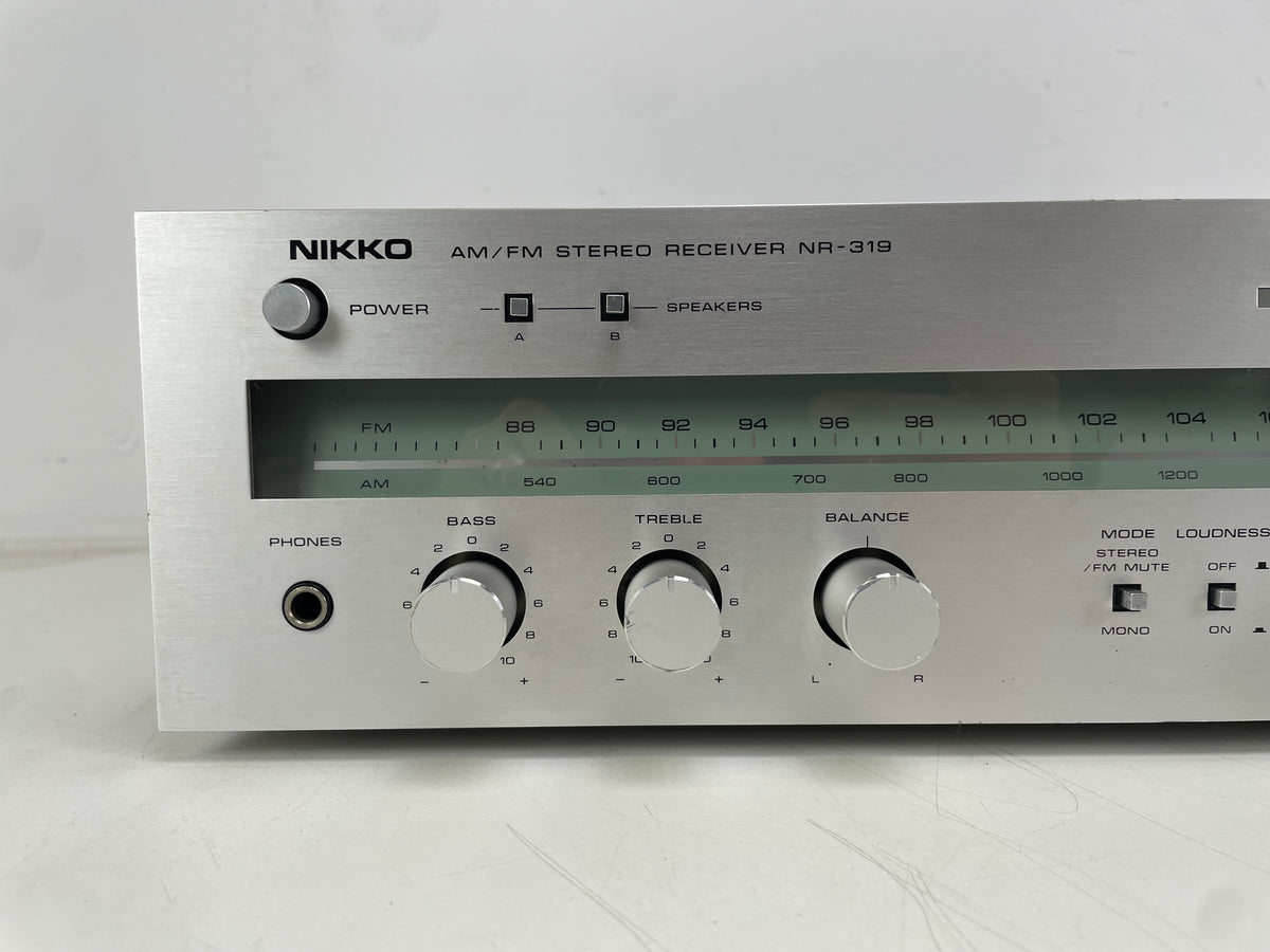 Nikko – NR-319 –  AM/FM Stereo Receiver - Serviced (Pot-Meters Cleaned)