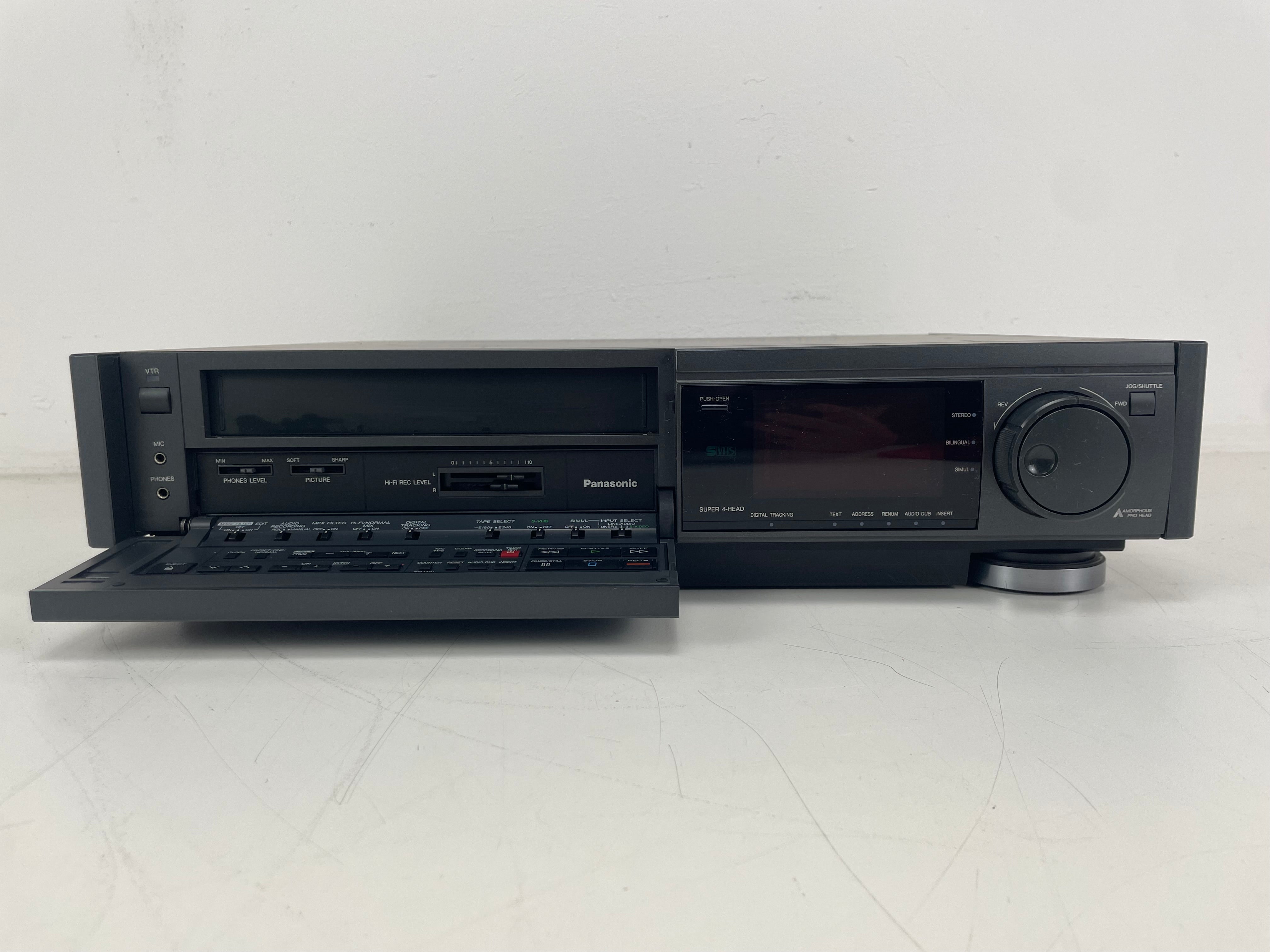 Panasonic - NV-FS100EV - Super VHS Player 4-Head - Serviced (Repaired)