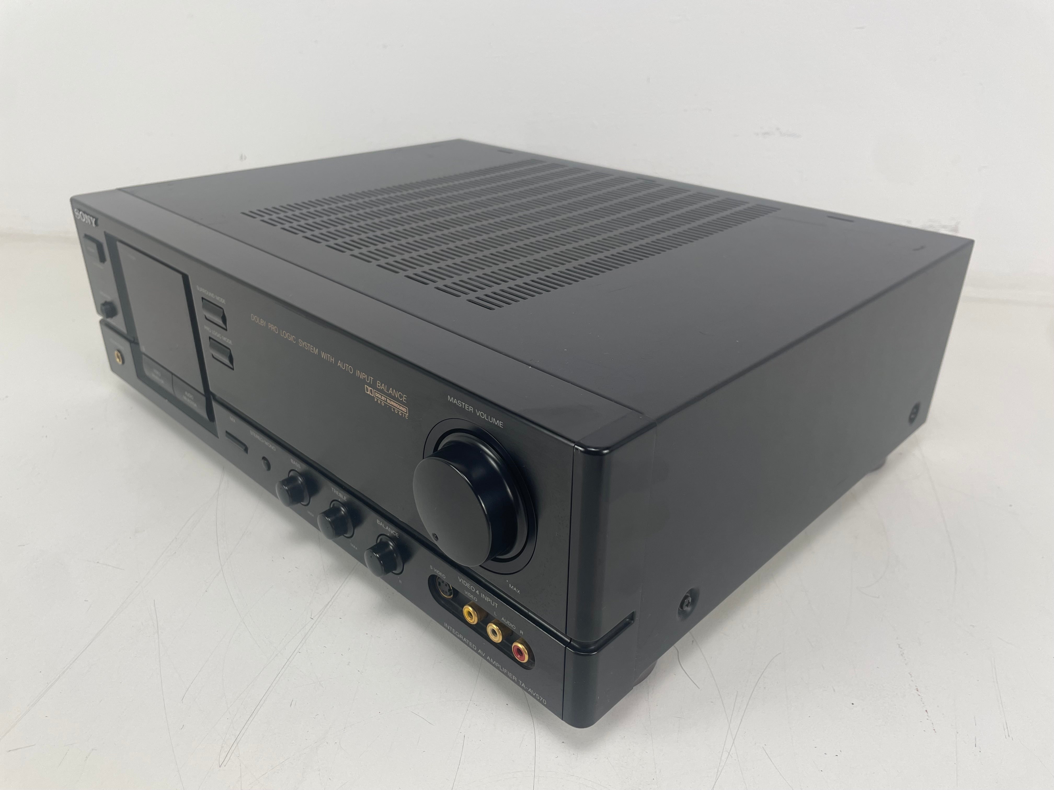 Sony - TA-AV570 - Integrated AV Amplifier - Inc. Remote