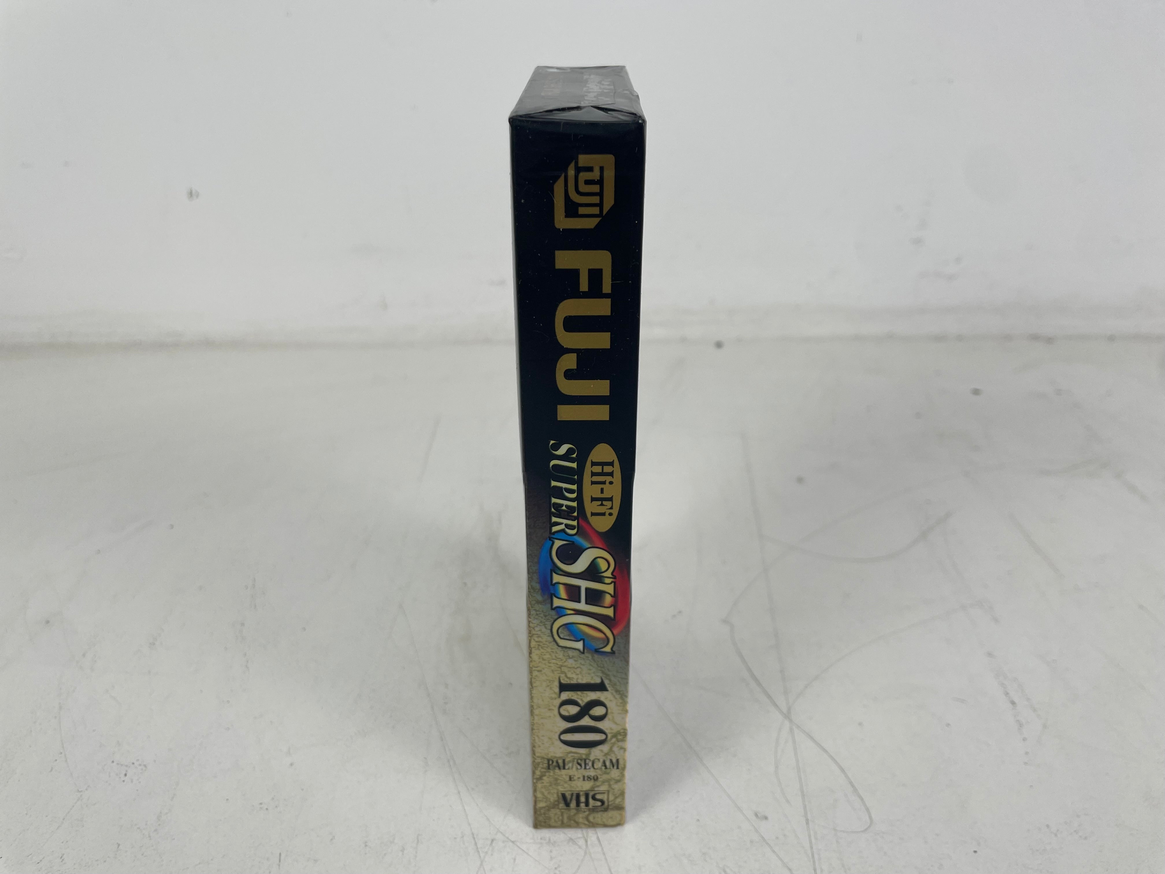 Fuji - SHG E-180 - Hi-Fi Super SHG - VHS Tape - PAL/SECAM - 180 - 3 Hrs - Sealed - NOS