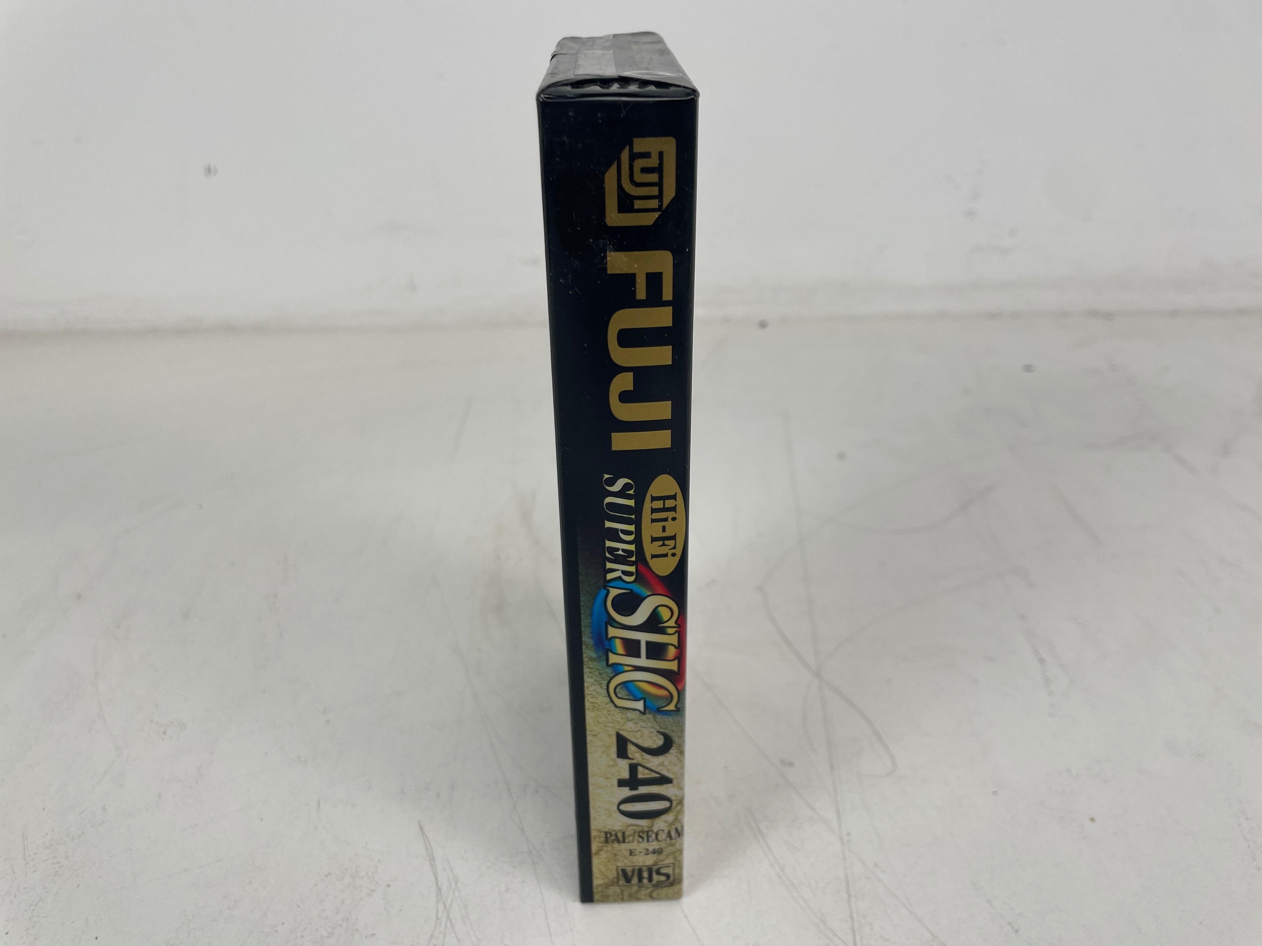 Fuji - SHG E-240 - Hi-Fi Super SHG - VHS Tape - PAL/SECAM - 240 - 4 Hrs - Sealed - NOS