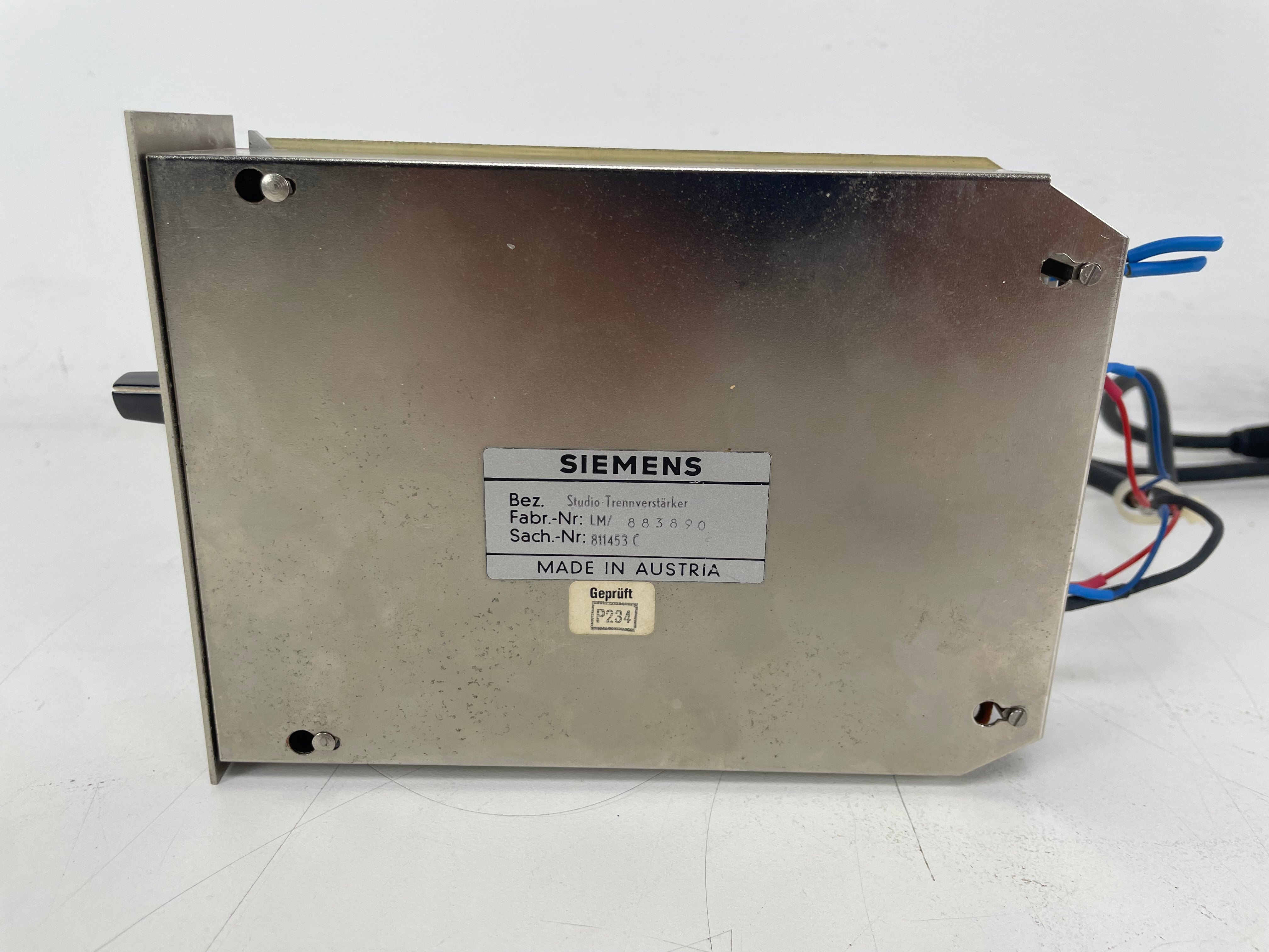 Siemens - WSW - IA 811435c  Studio Trennverstärker - With plugs (No.1)