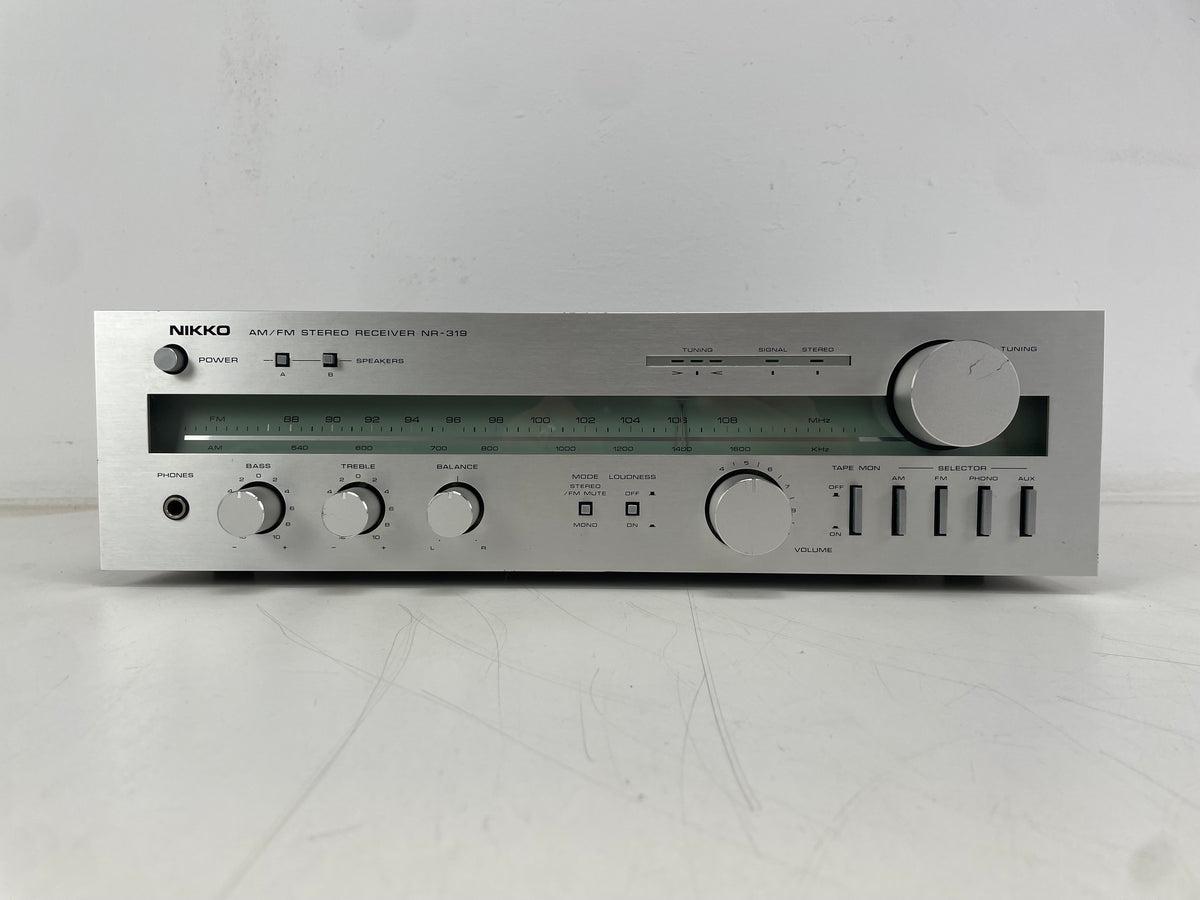 Nikko – NR-319 –  AM/FM Stereo Receiver - Serviced (Pot-Meters Cleaned)