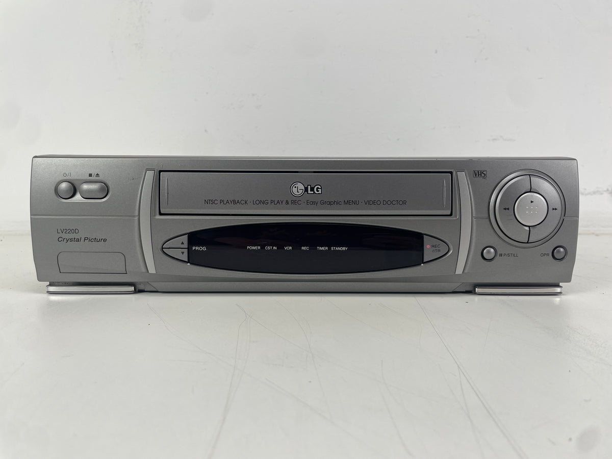 LG LV220D – VHS Video Cassette Recorder – Crystal Picture / NTSC Playback