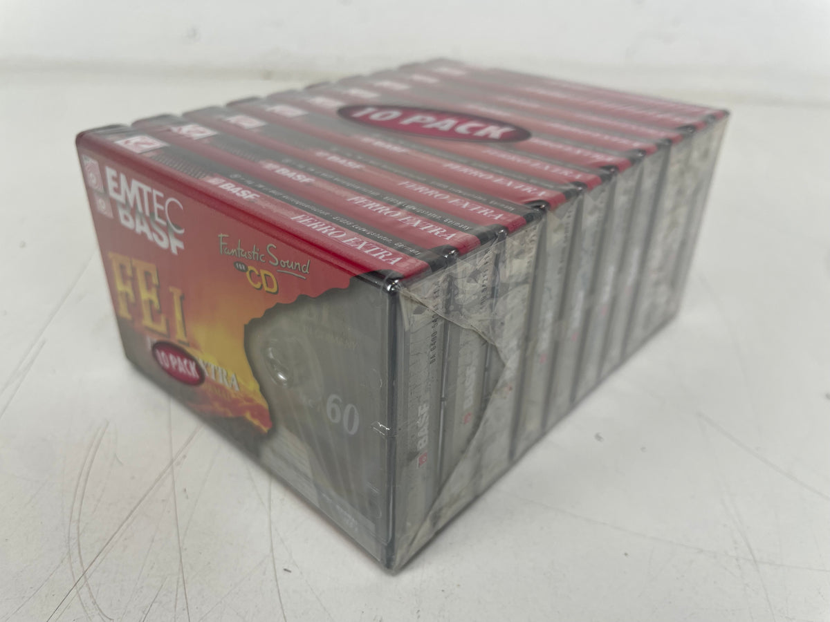 EMTEC / BASF – FE I Ferro Extra – 60 Min – IEC I Normal Position – 10-Pack – Sealed