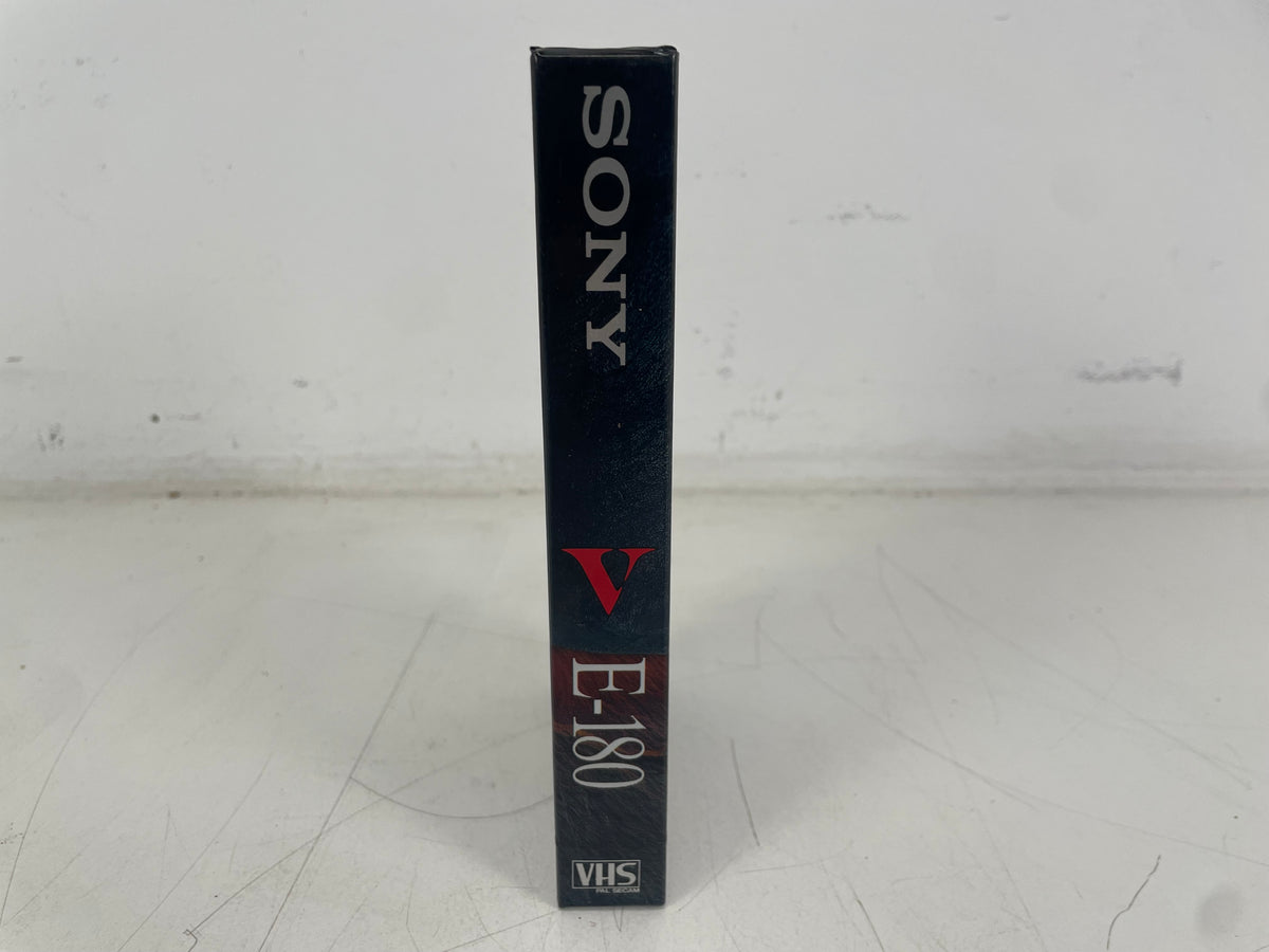 Sony E-180V – Standard VHS Video Cassette – 3 Hour – NOS Factory Sealed