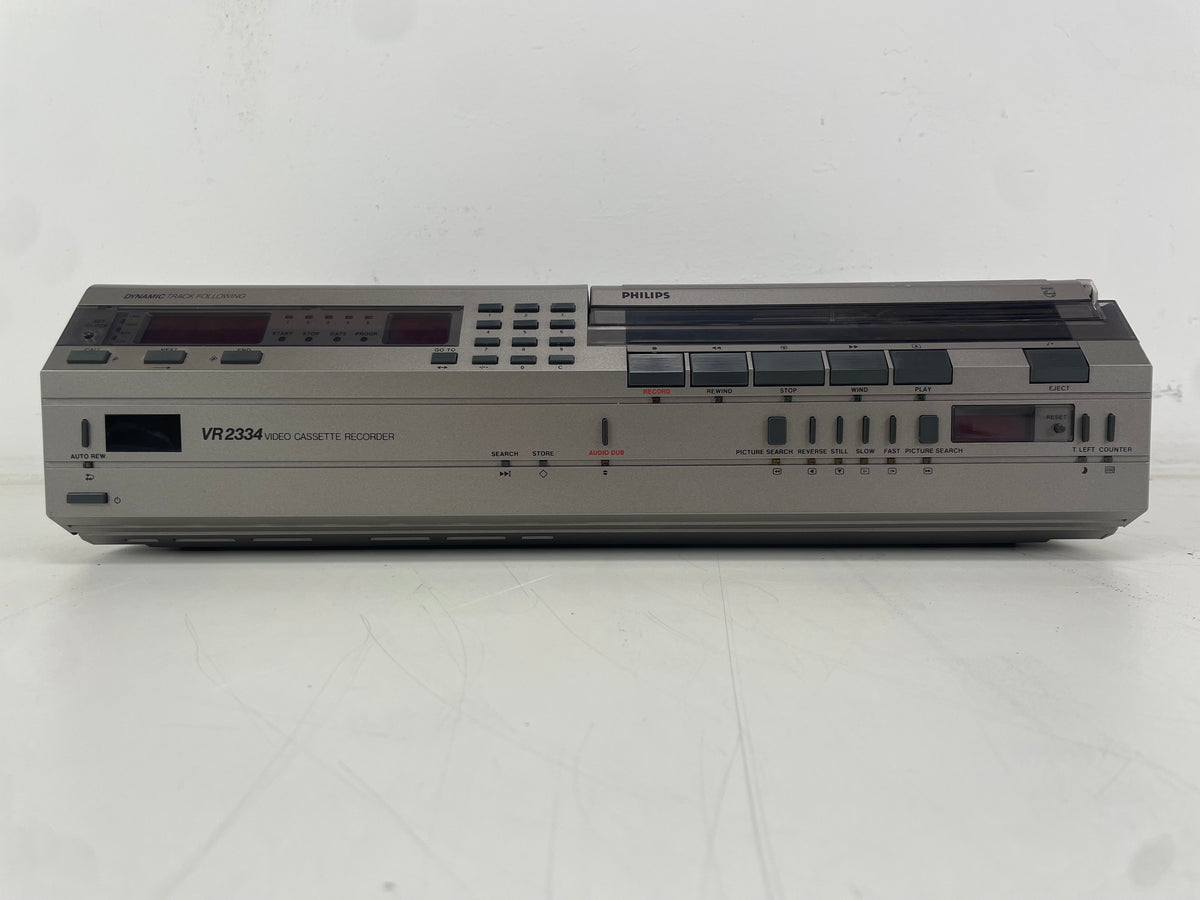 Philips – VR2334/00 – Video 2000 Video Cassette Recorder – Serviced (Repaired/Replaced)