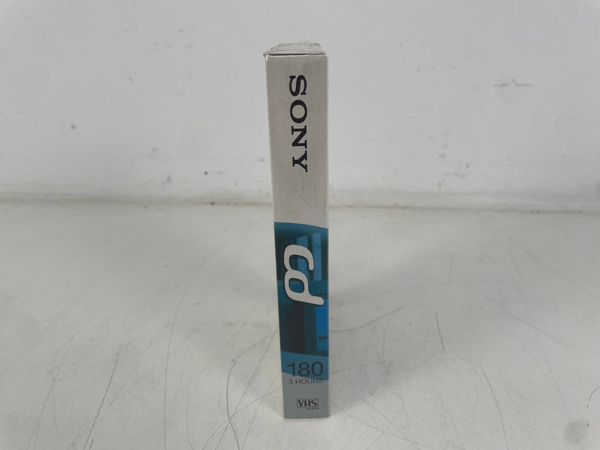 Sony CD E-180 VHS Video Cassette – 3 Hours – Factory Sealed NOS