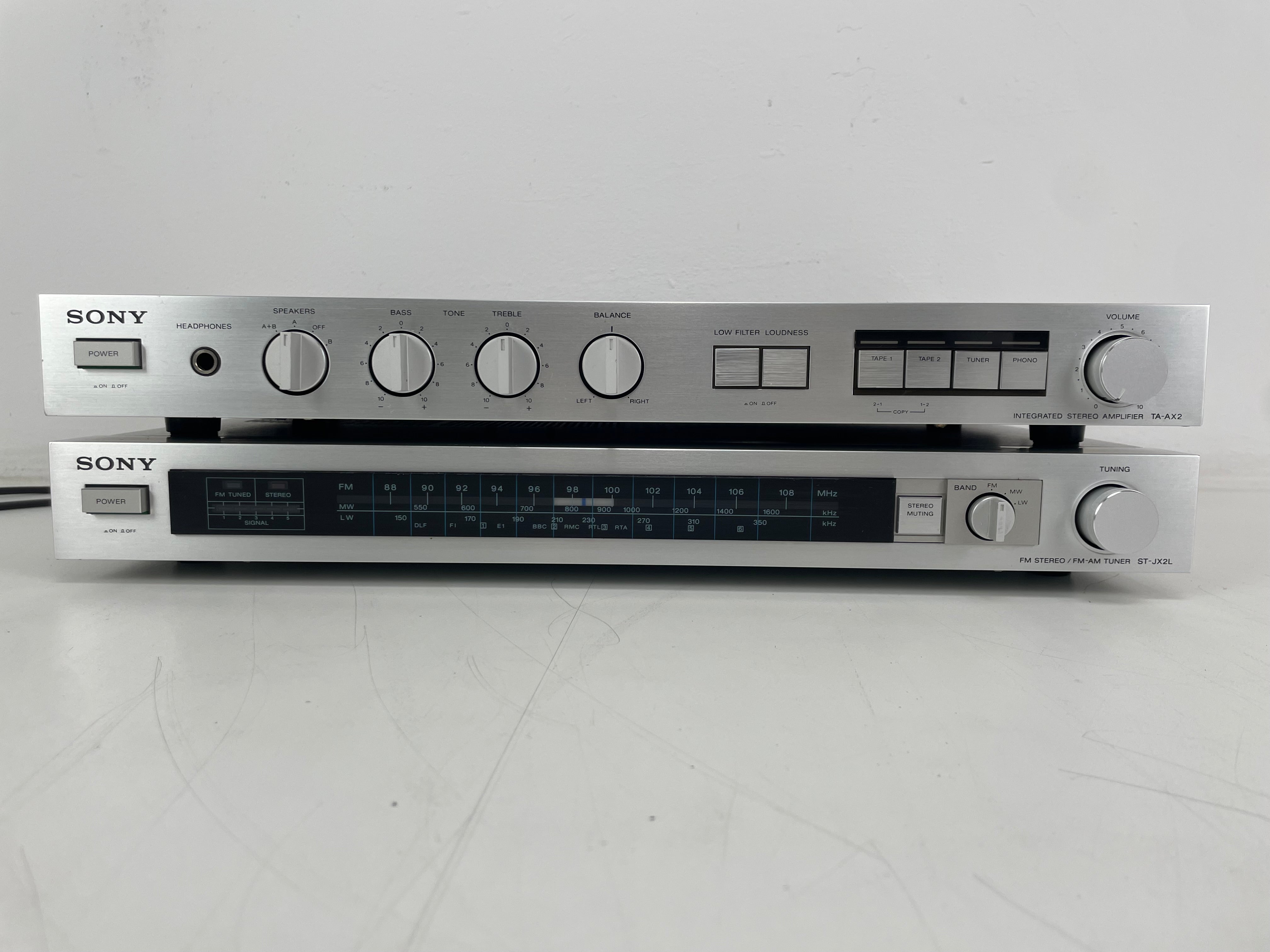Sony - ST-JX2L/TA-AX2 - Tuner/Amplifer Set - Serviced (Repaired)