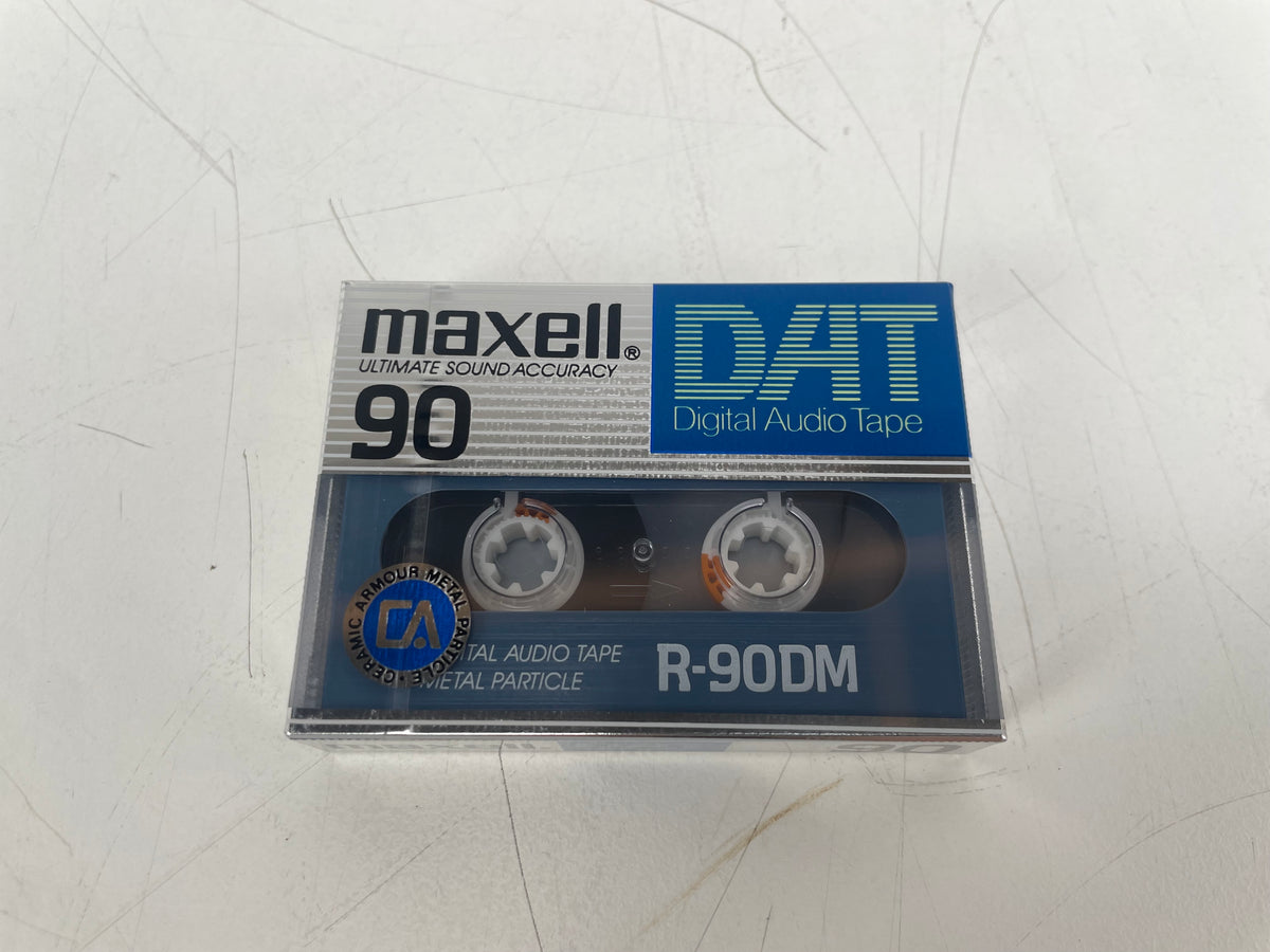 Maxell - R-90DM - Digital Audio Tape (DAT) - 90 Min - 5-Pack - Sealed - NOS