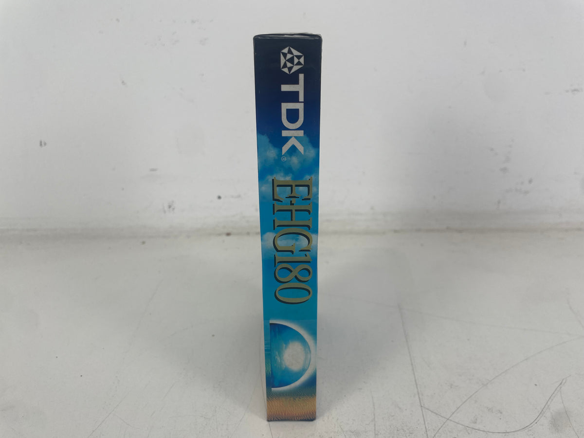 TDK E-HG180 Extra High Grade VHS Video Cassette – 3 Hours – Factory Sealed NOS