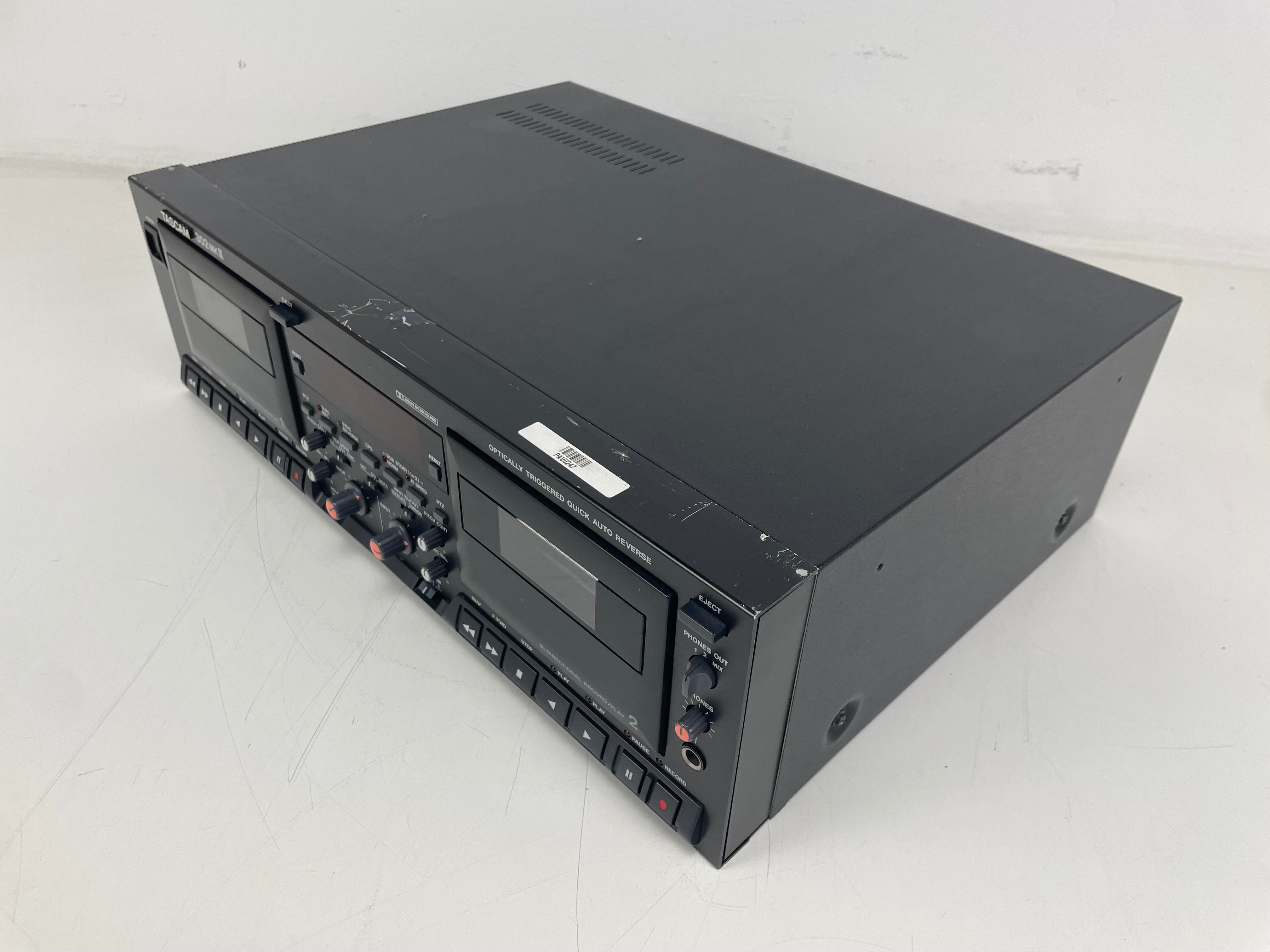 Tascam - 302 MK2 - Double Cassette Deck - 2-Head