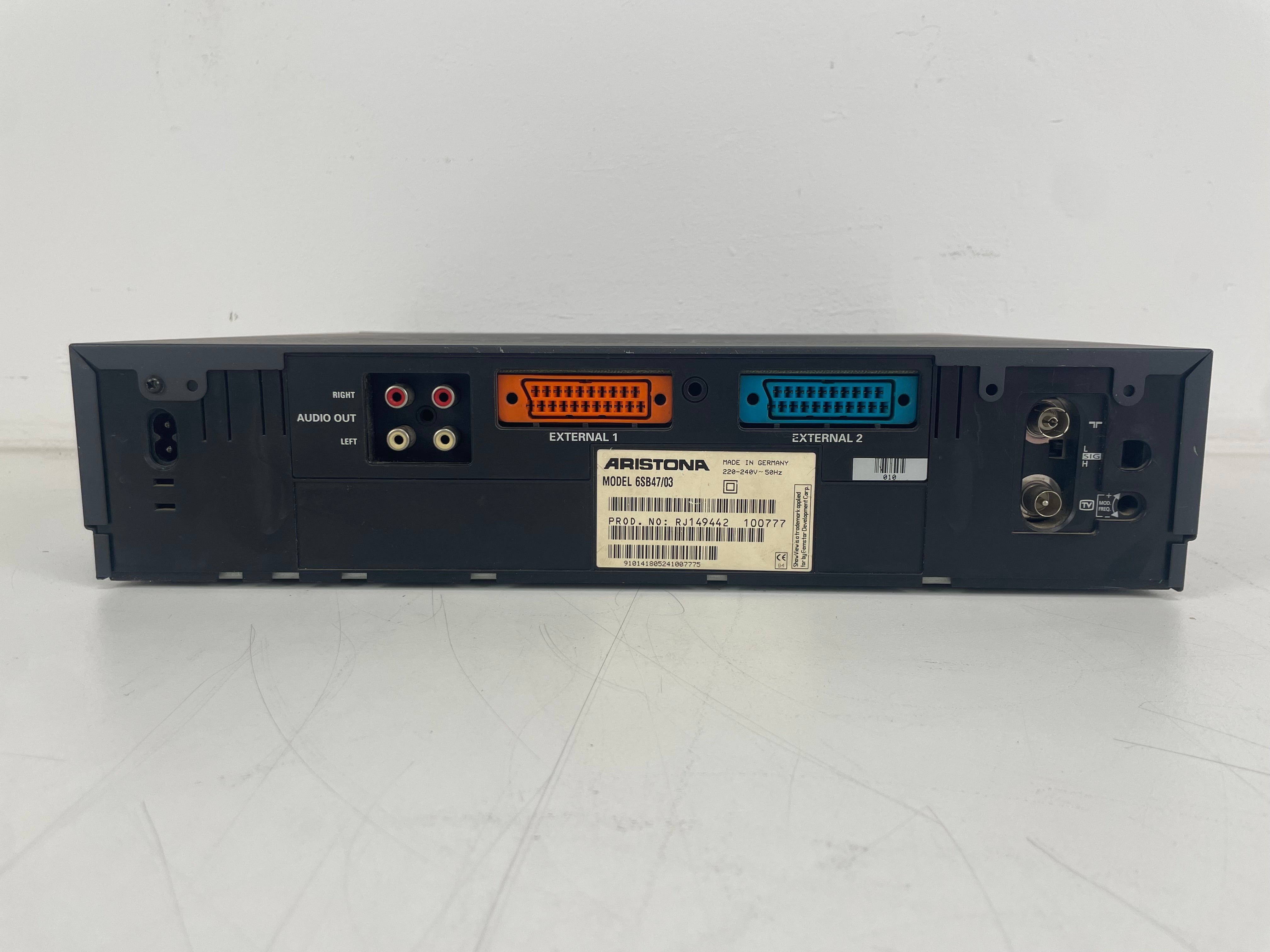 Aristona - 6SB47/03 - VHS Player - VHS HQ - 4-Head - Serviced (Repaired)
