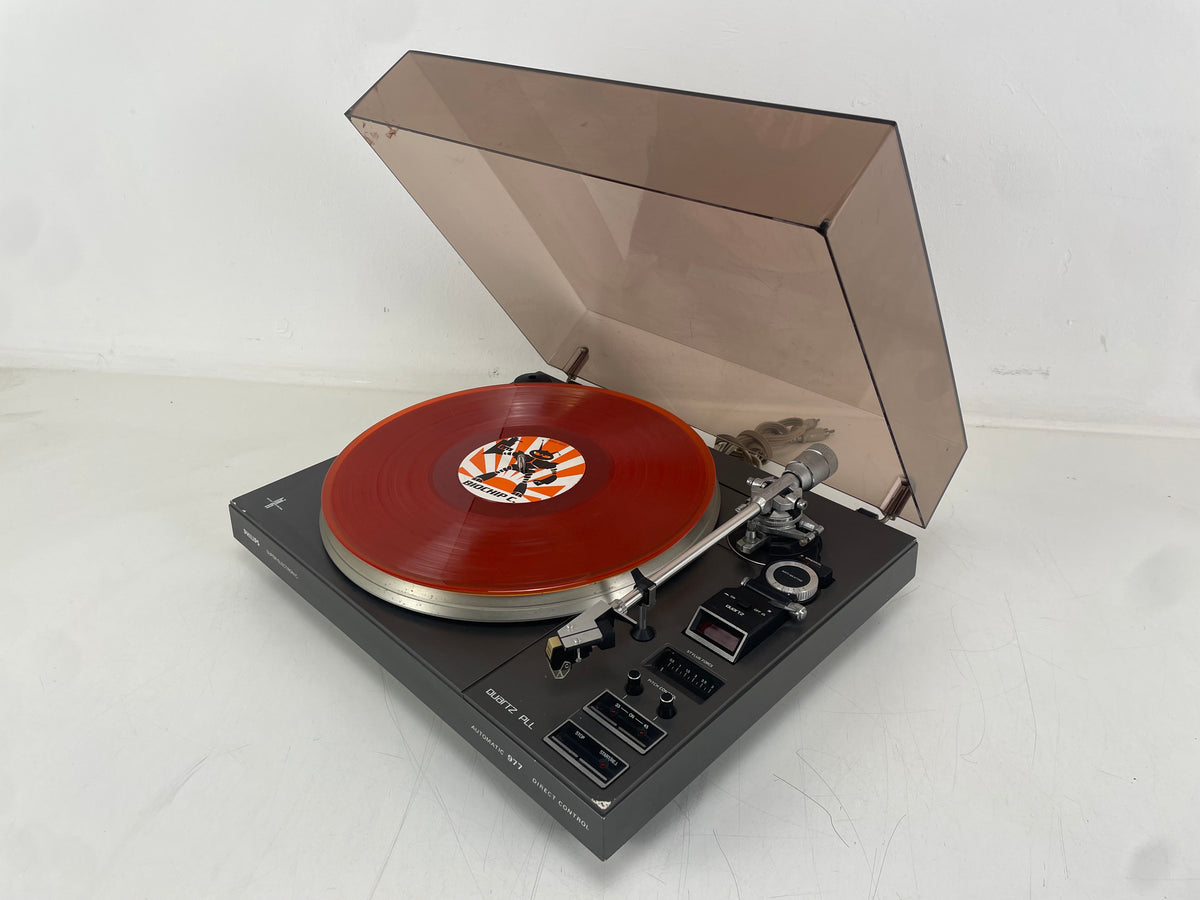Philips – 977 – Automatic Quartz PLL Direct Control Turntable – Transport Secured