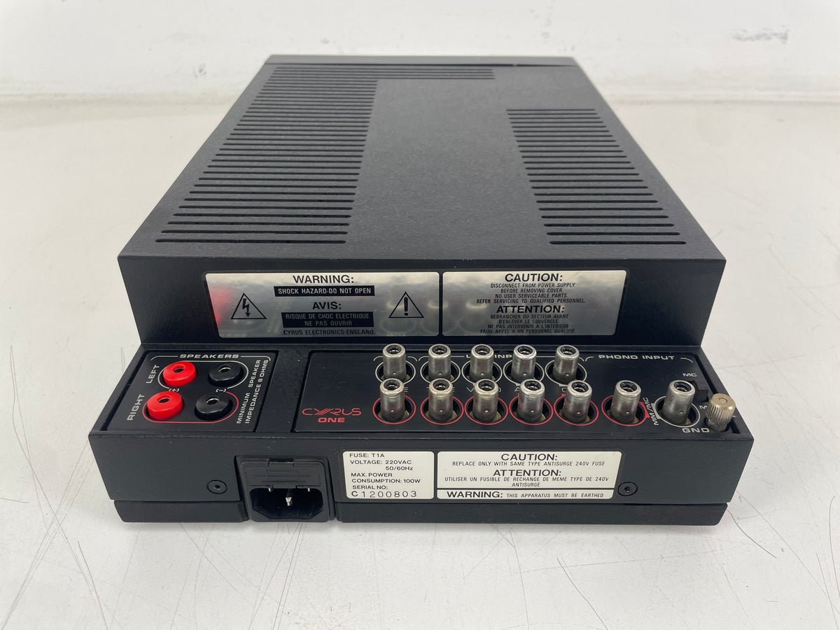 Cyrus One – Stereo Integrated Amplifier – Serviced (Cleaned)