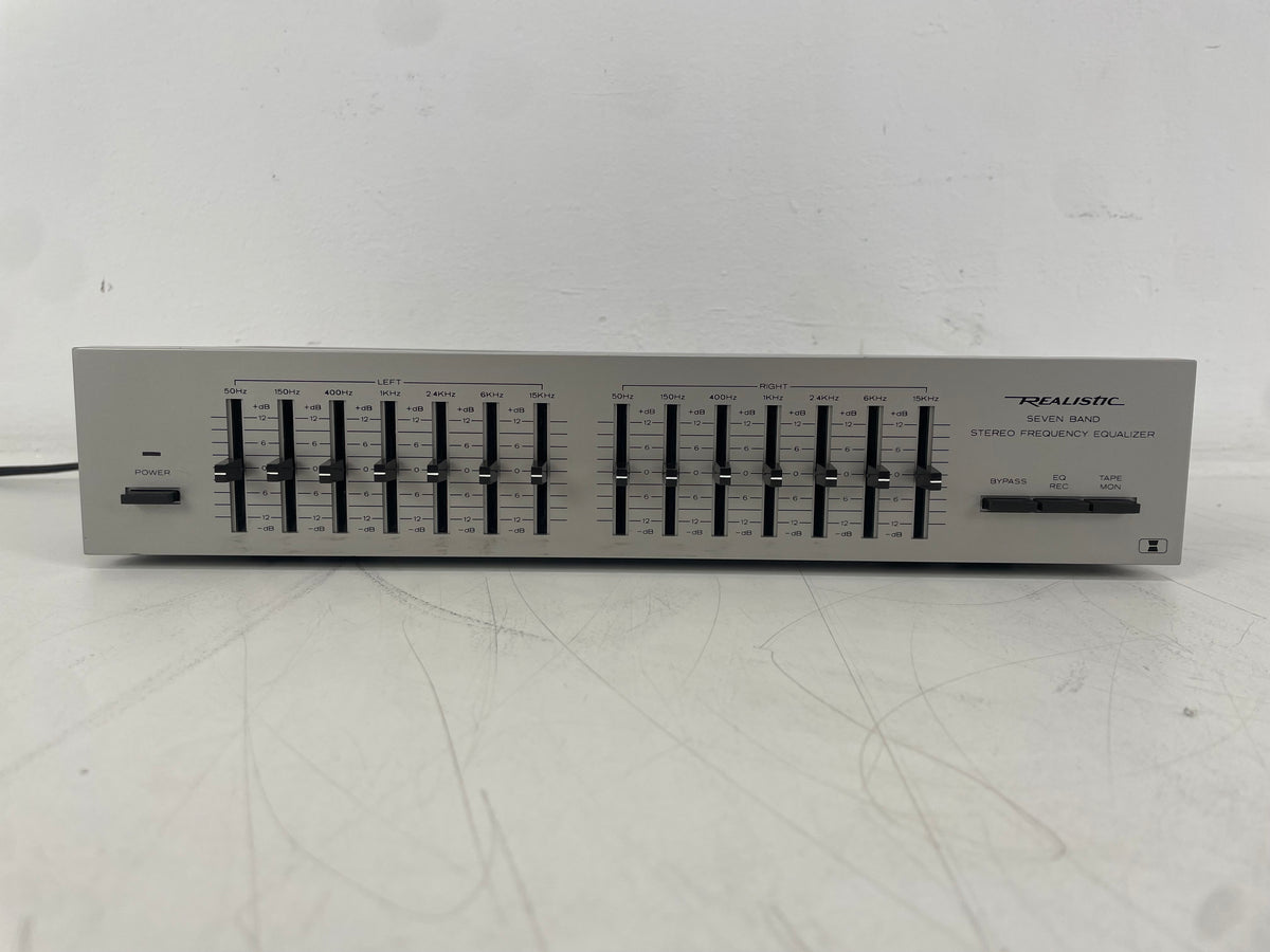 Realistic – 31-1989 – Seven Band Stereo Graphic Equalizer