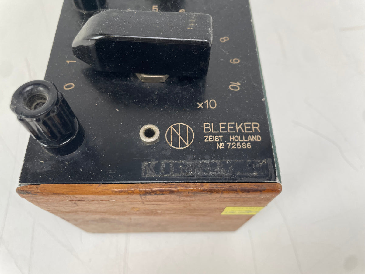 Bleeker – Decade Resistance Box – Vintage Precision Laboratory Instrument – Zeist Holland - Untested