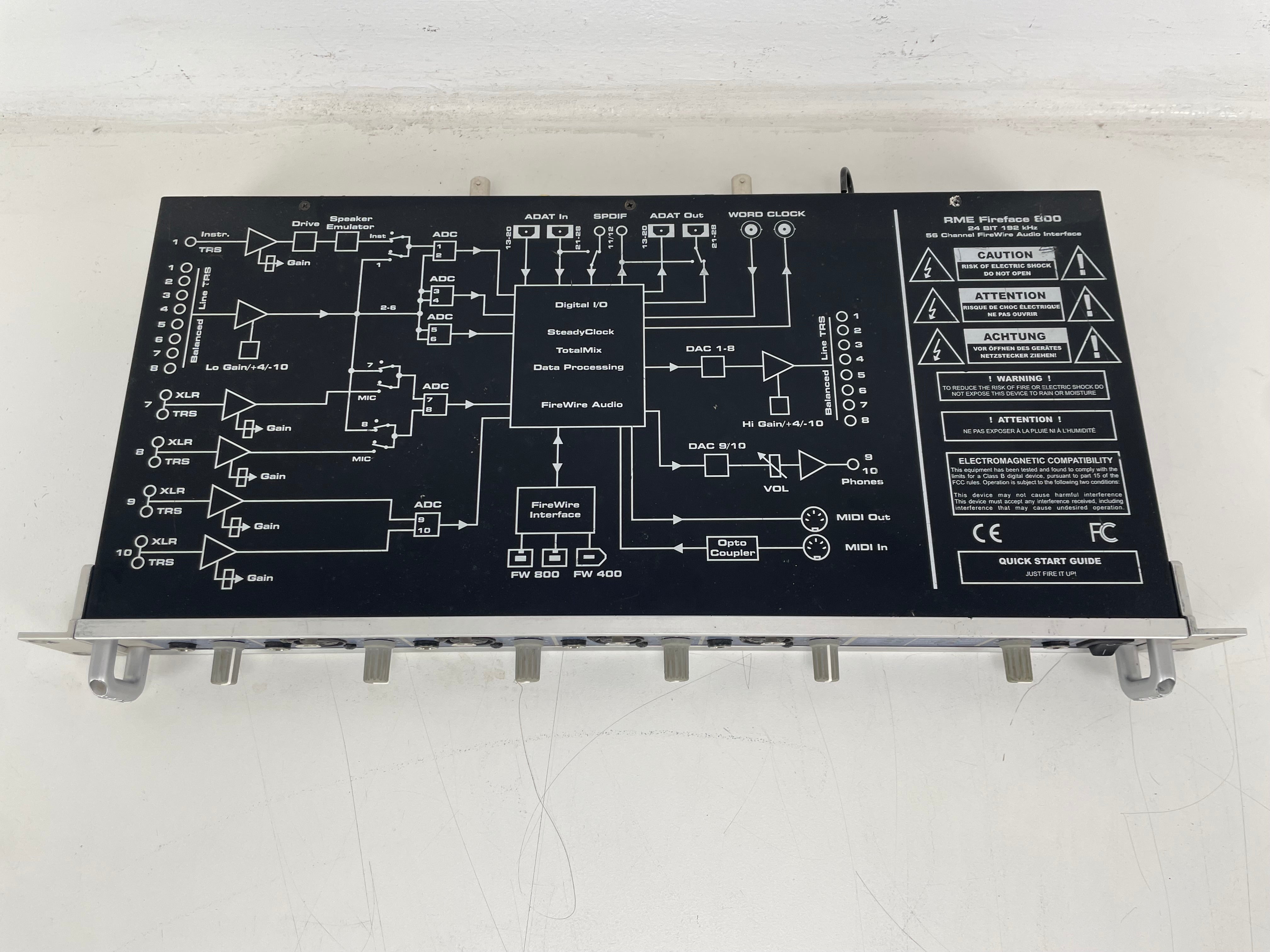 RME - Fireface 800 - Interface
