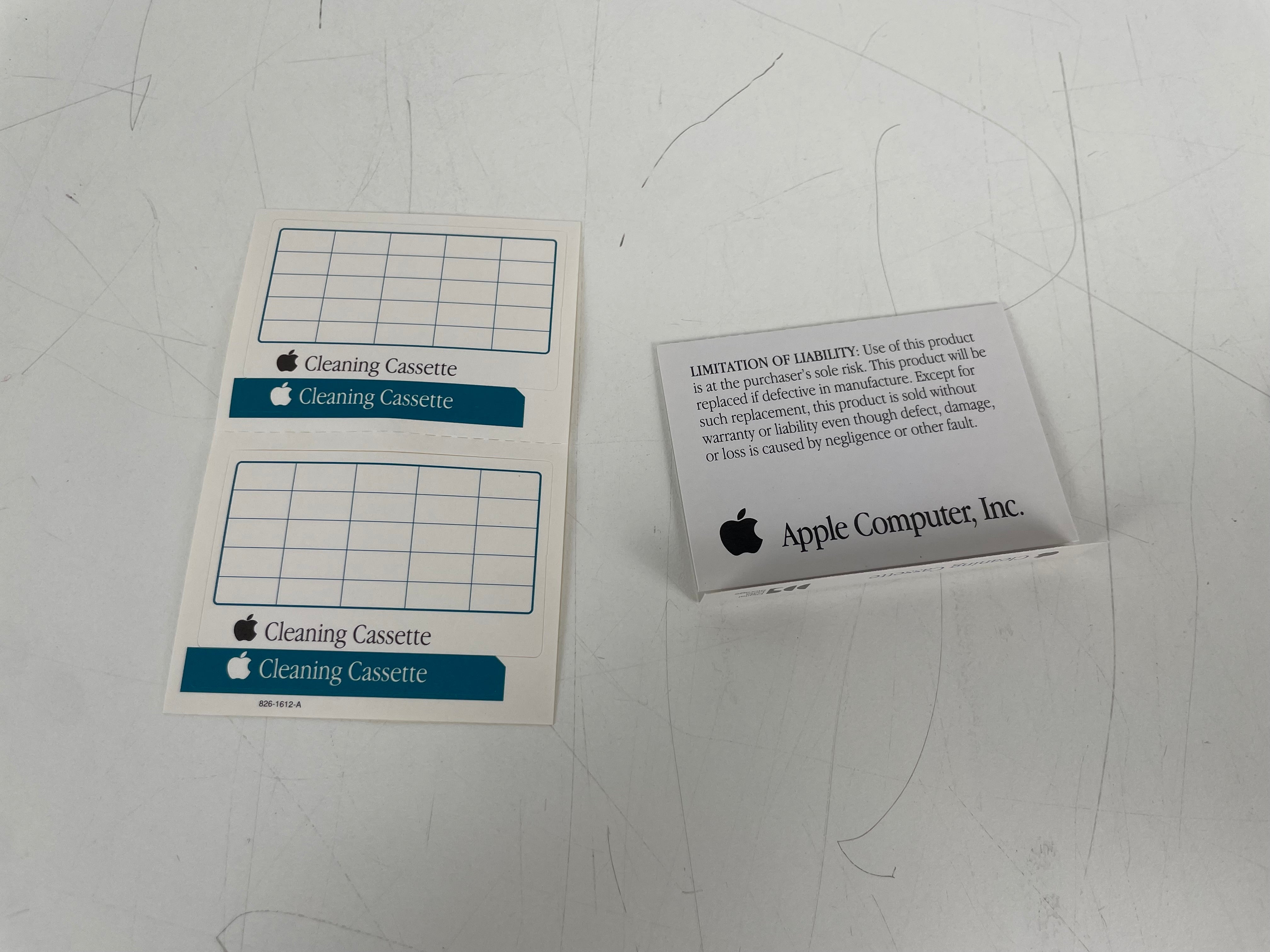 Apple Computer, Inc. - DDS Cleaning Cassette - Never Used