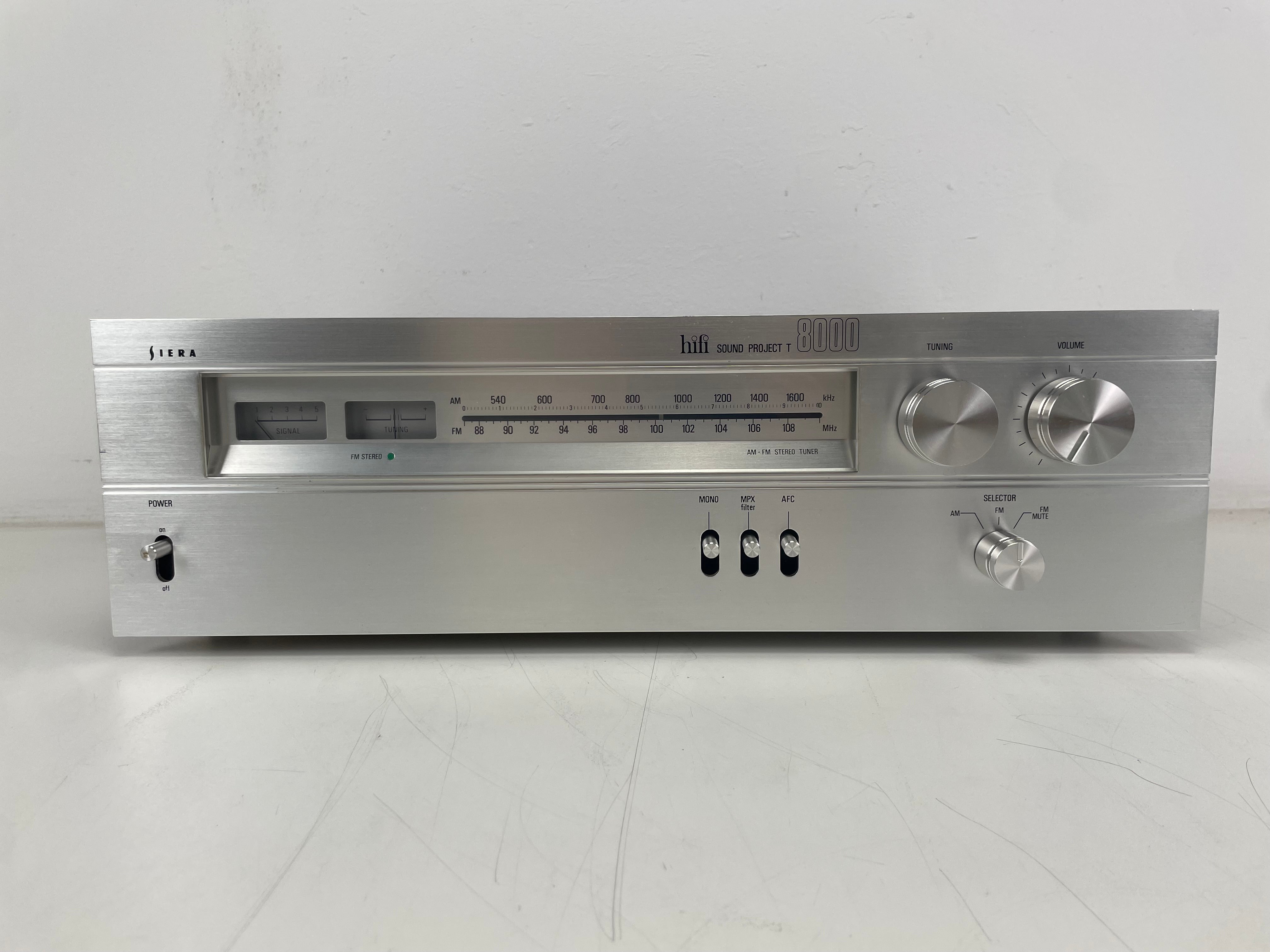 Siera (Philips) - T8000 - Tuner - Serviced (New Lamps)
