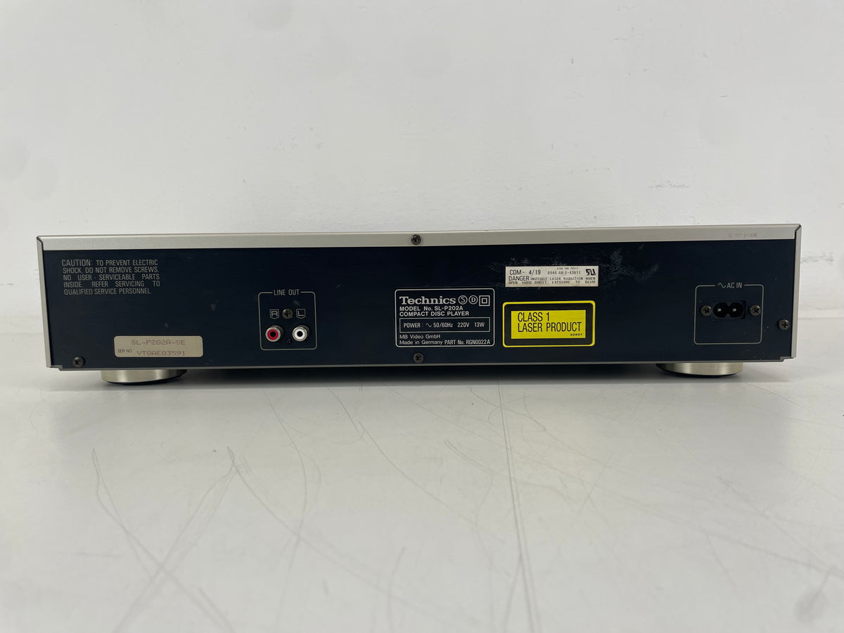 Technics – SL-P202A – Compact Disc Player – 20-Bit High Resolution