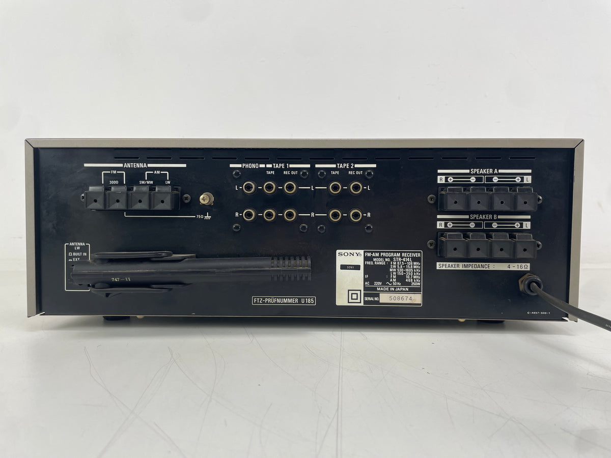 Sony – STR-414L – Vintage FM/AM Stereo Receiver – Serviced (Repaired)
