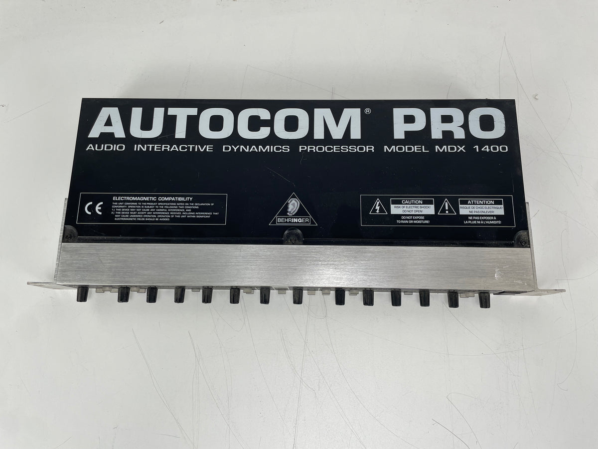Behringer - MDX 1400 - Autocom Pro - Dynamics Processor - Used / Needs Cleaning