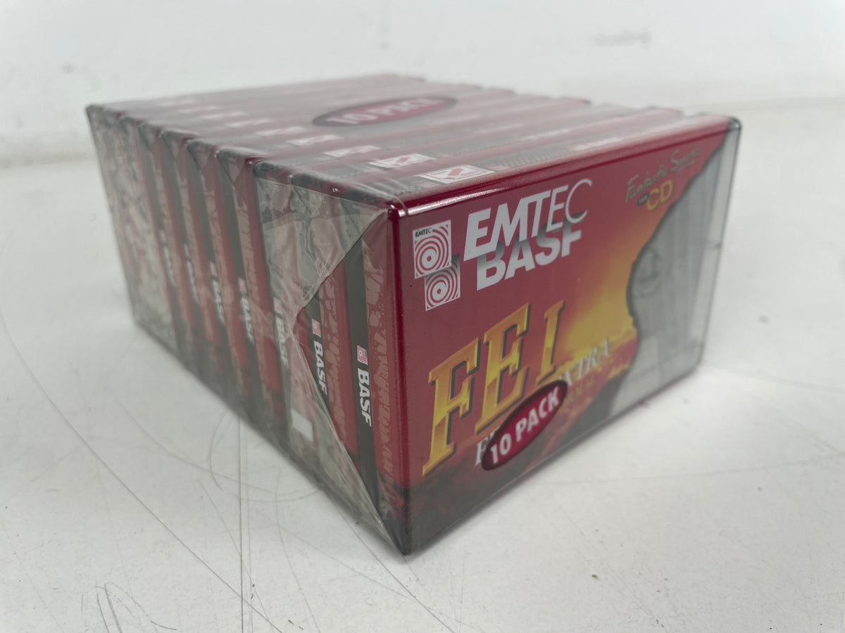 EMTEC / BASF – FE I Ferro Extra – 60 Min – IEC I Normal Position – 10-Pack – Sealed