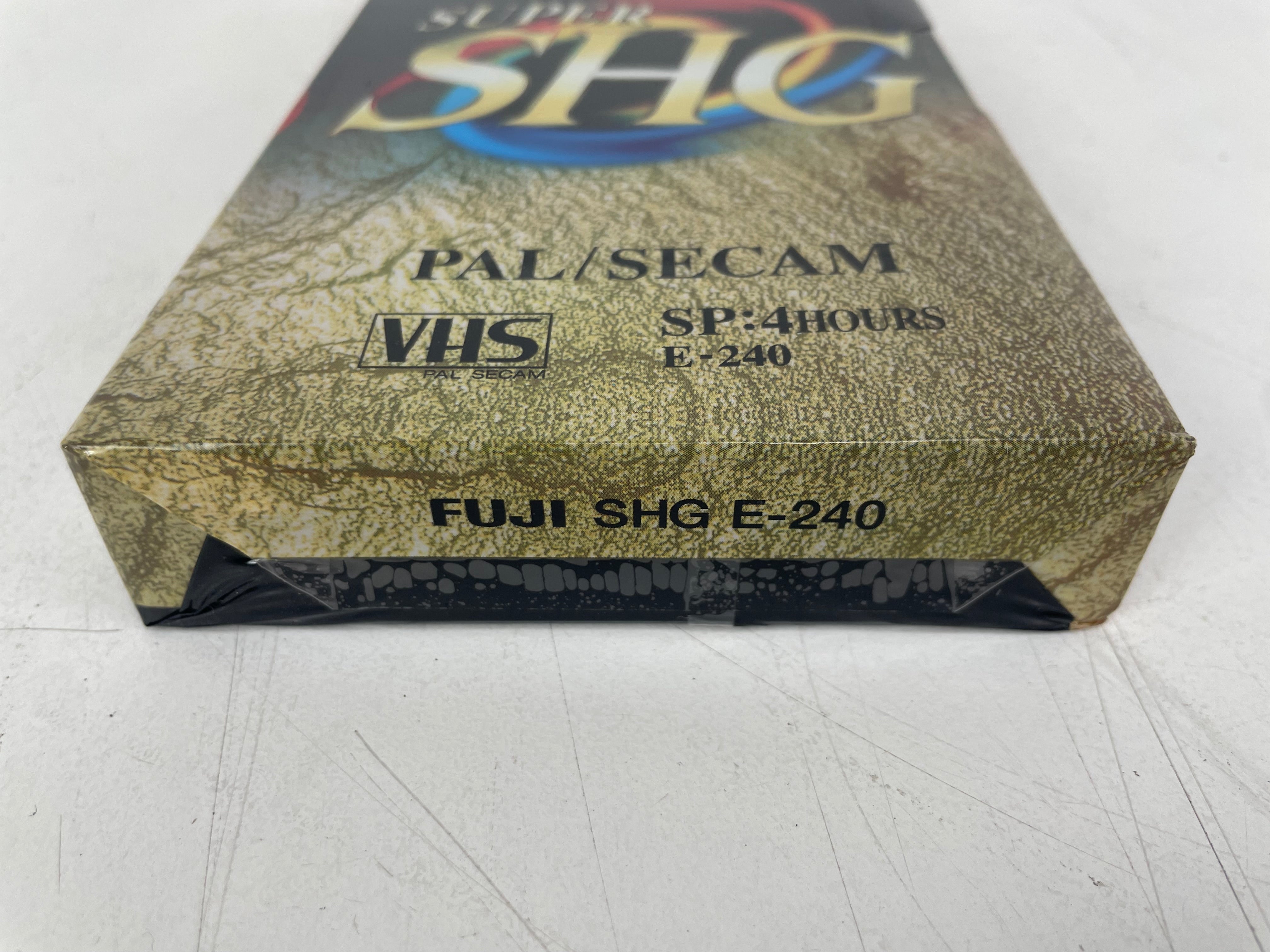 Fuji - SHG E-240 - Hi-Fi Super SHG - VHS Tape - PAL/SECAM - 240 - 4 Hrs - Sealed - NOS
