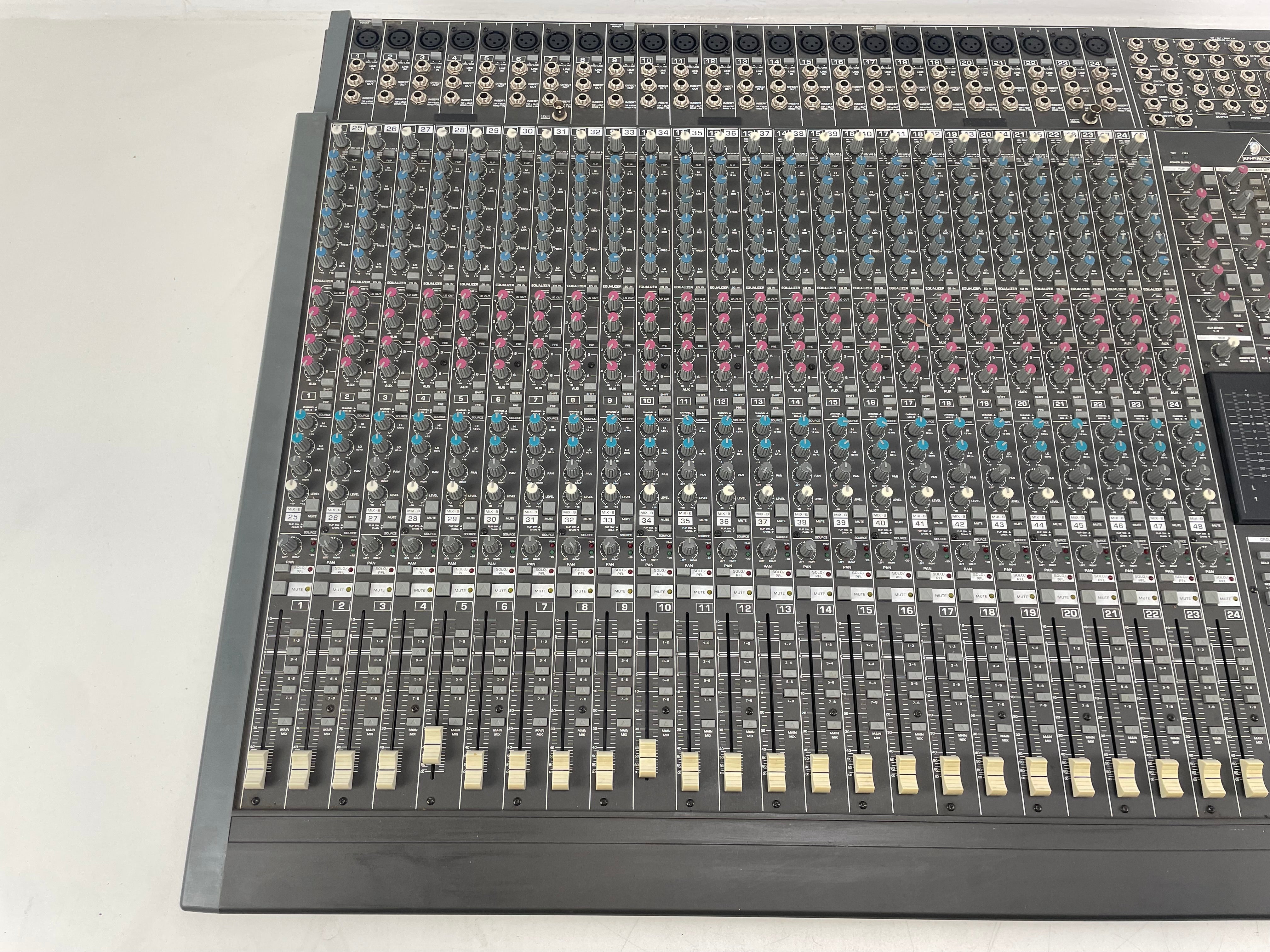 Behringer - MX8000 - Eurodesk -  48/24 Channel Mixer - Inc. PSU/Original Boxes - Needs Service