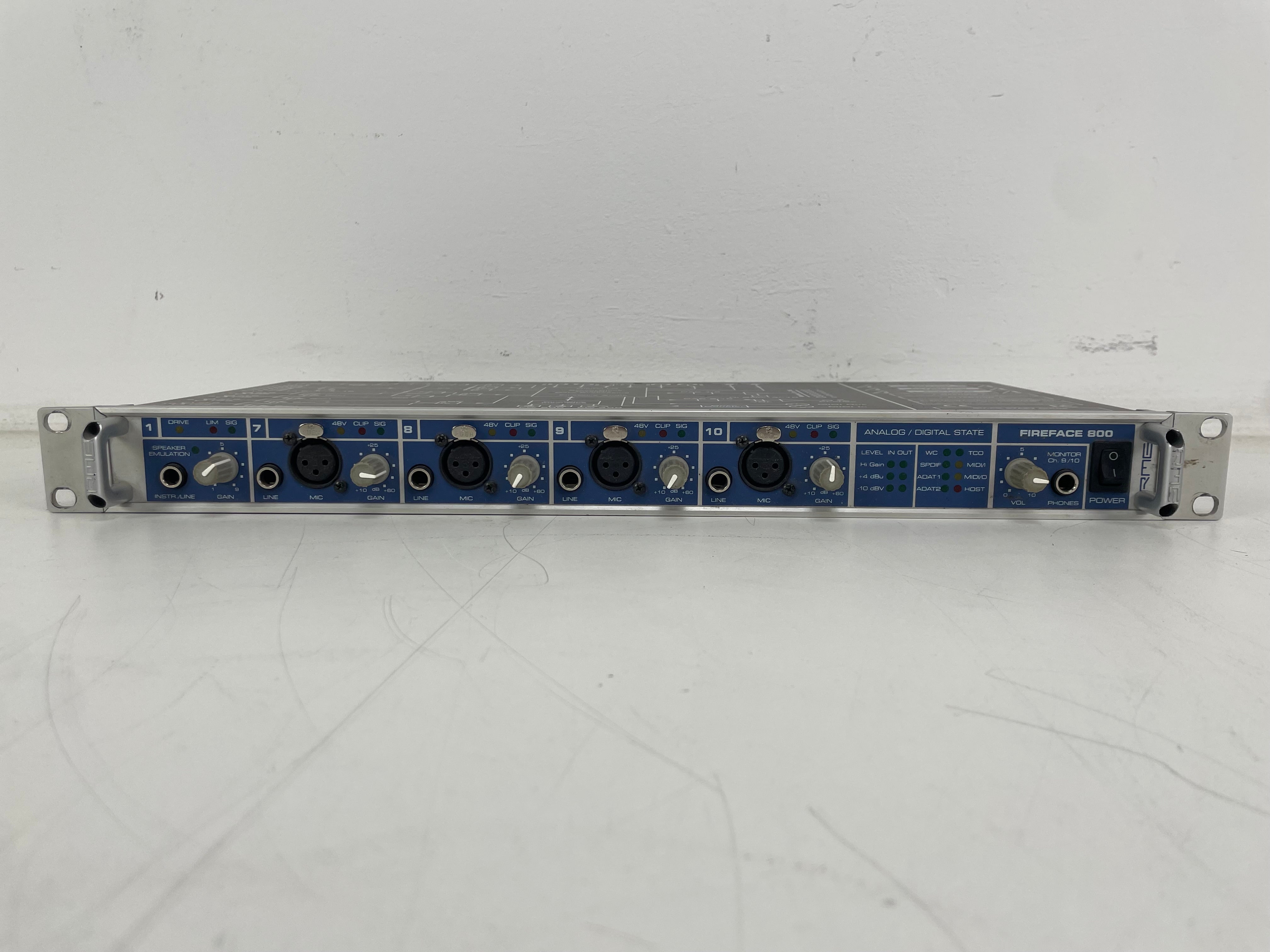 RME - Fireface 800 - Interface