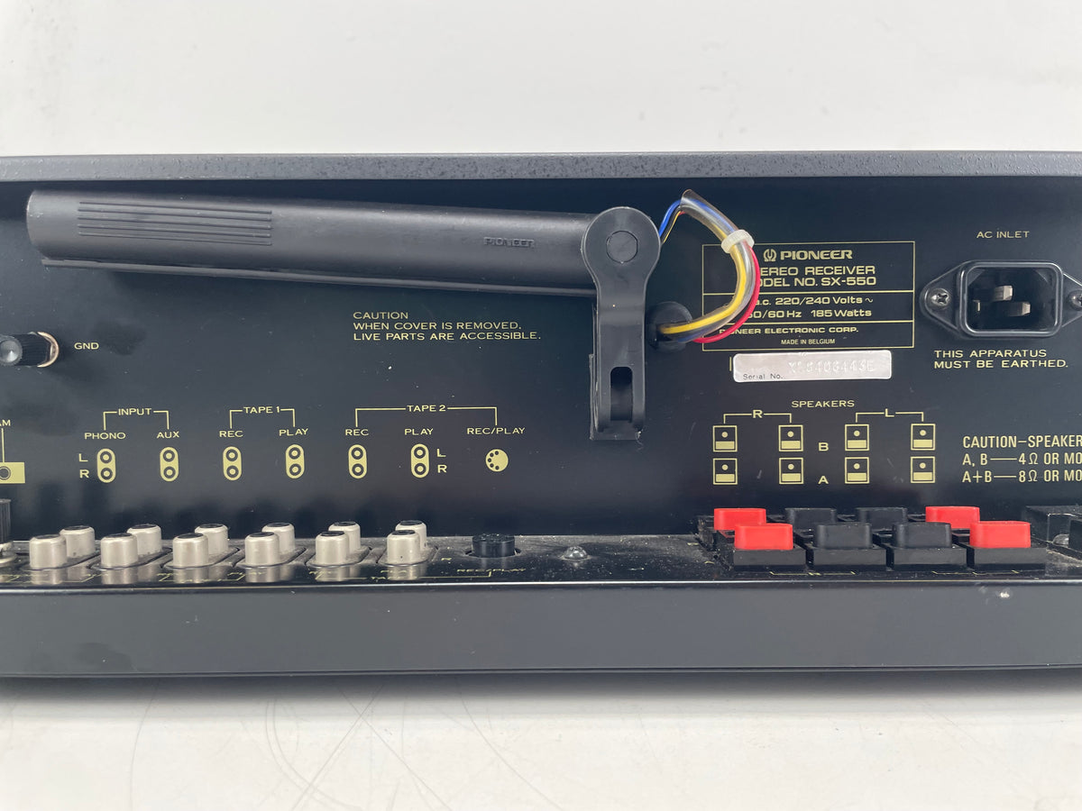 Pioneer - SX-550 - Stereo Receiver - Serviced (Repaired/Rewrapped/Repainted)