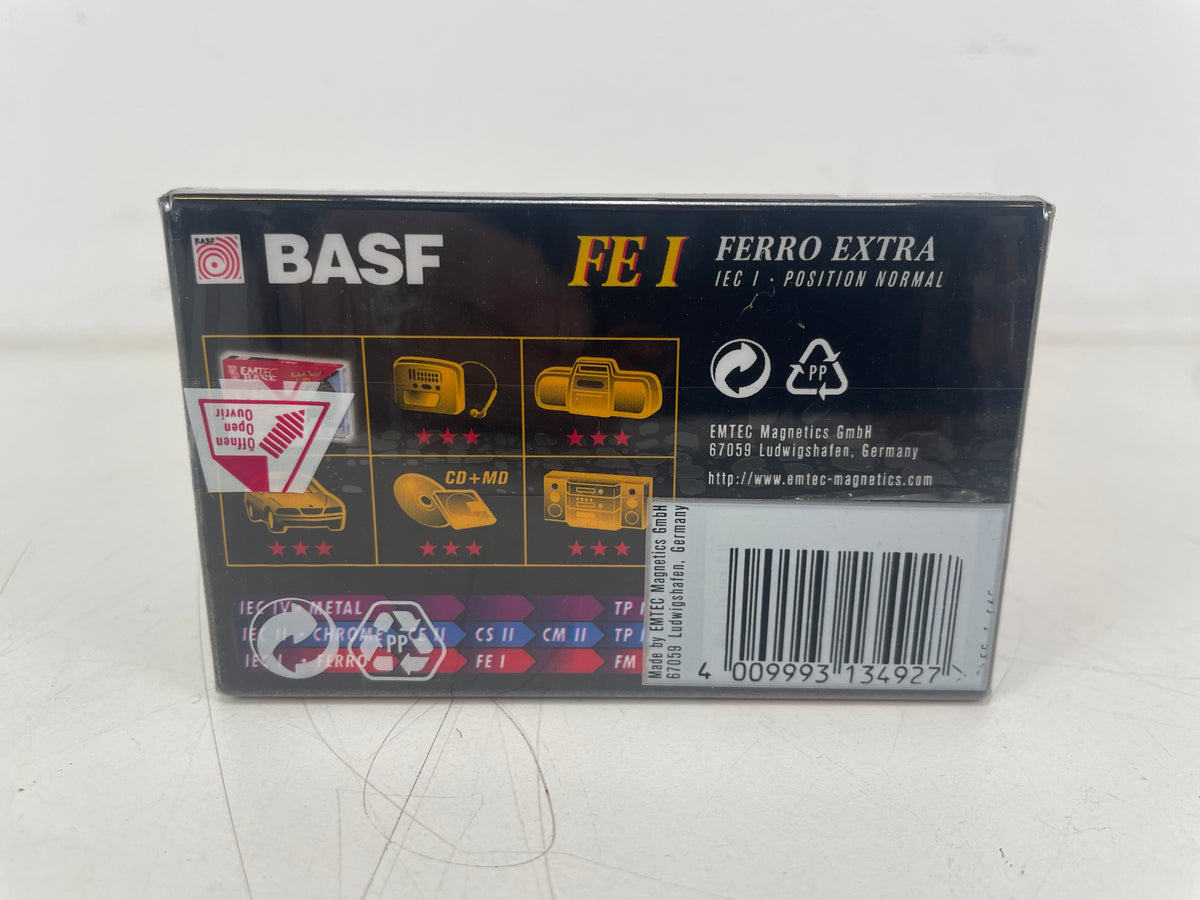 EMTEC / BASF – FE I Ferro Extra – 60 Min – IEC I Normal Position – 10-Pack – Sealed