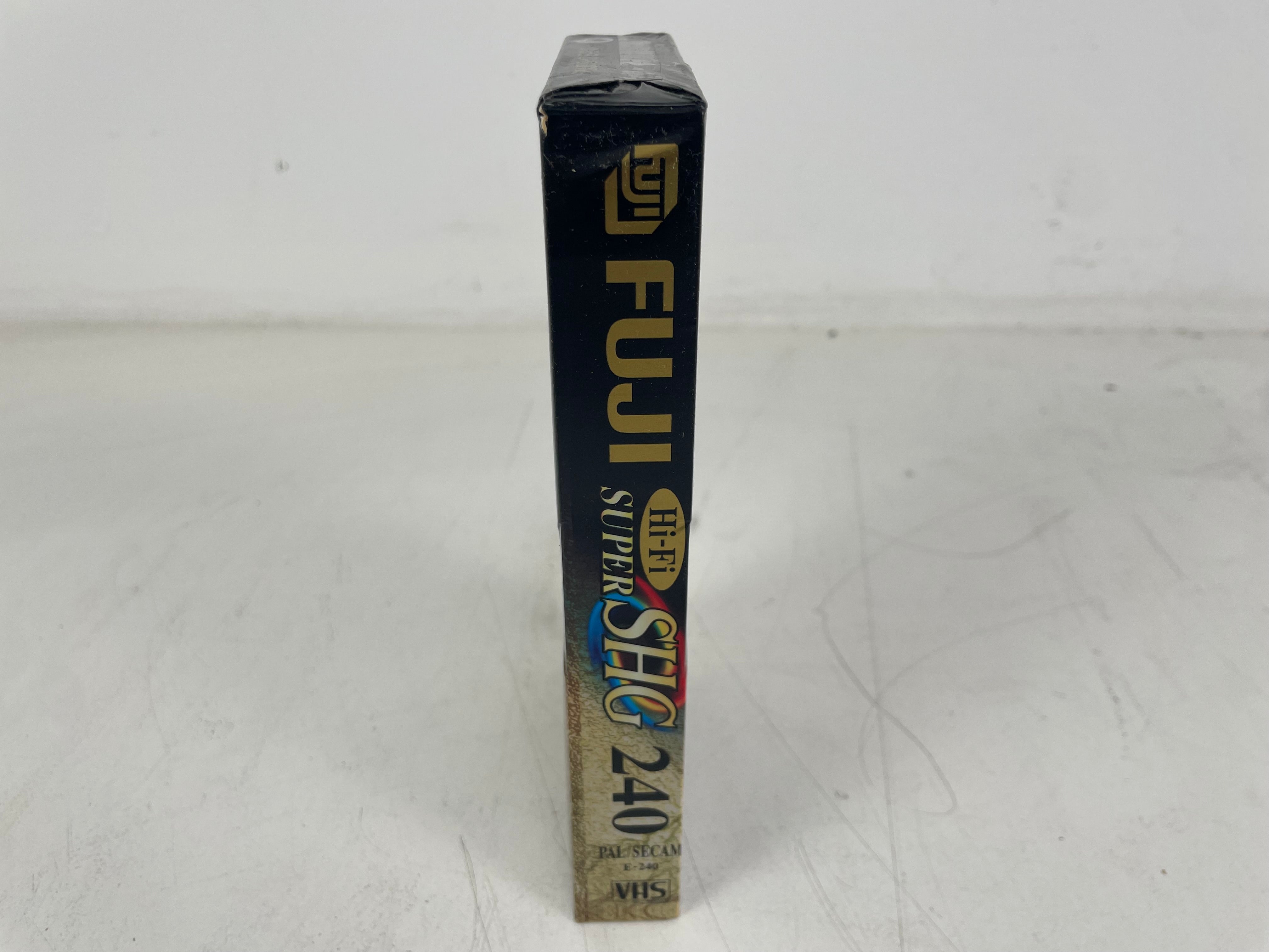 Fuji - SHG E-240 - Hi-Fi Super SHG - VHS Tape - PAL/SECAM - 240 - 4 Hrs - Sealed - NOS