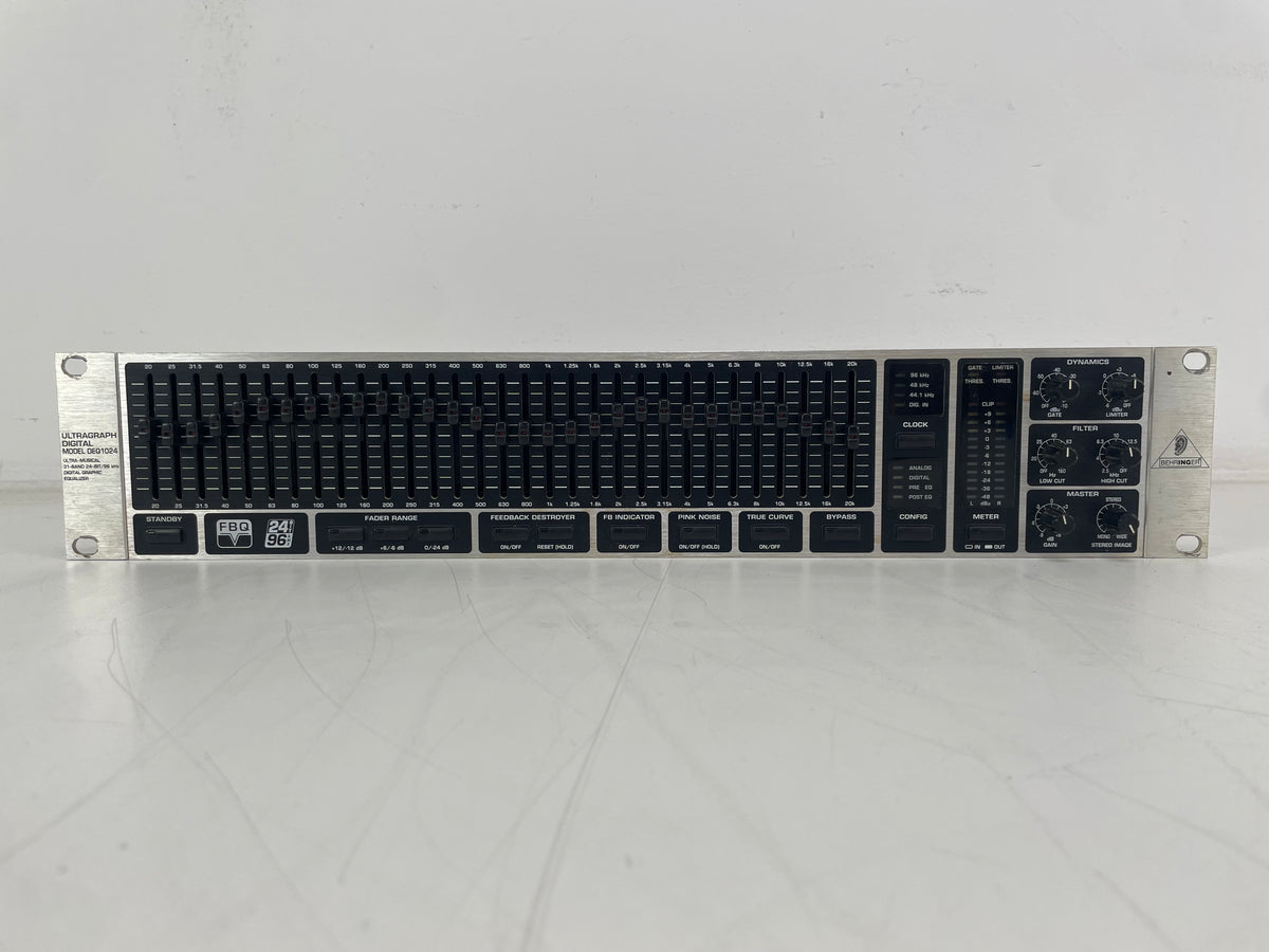 Behringer - Ultragraph Digital DEQ1024 – Digital Equalizer – Light Glitching