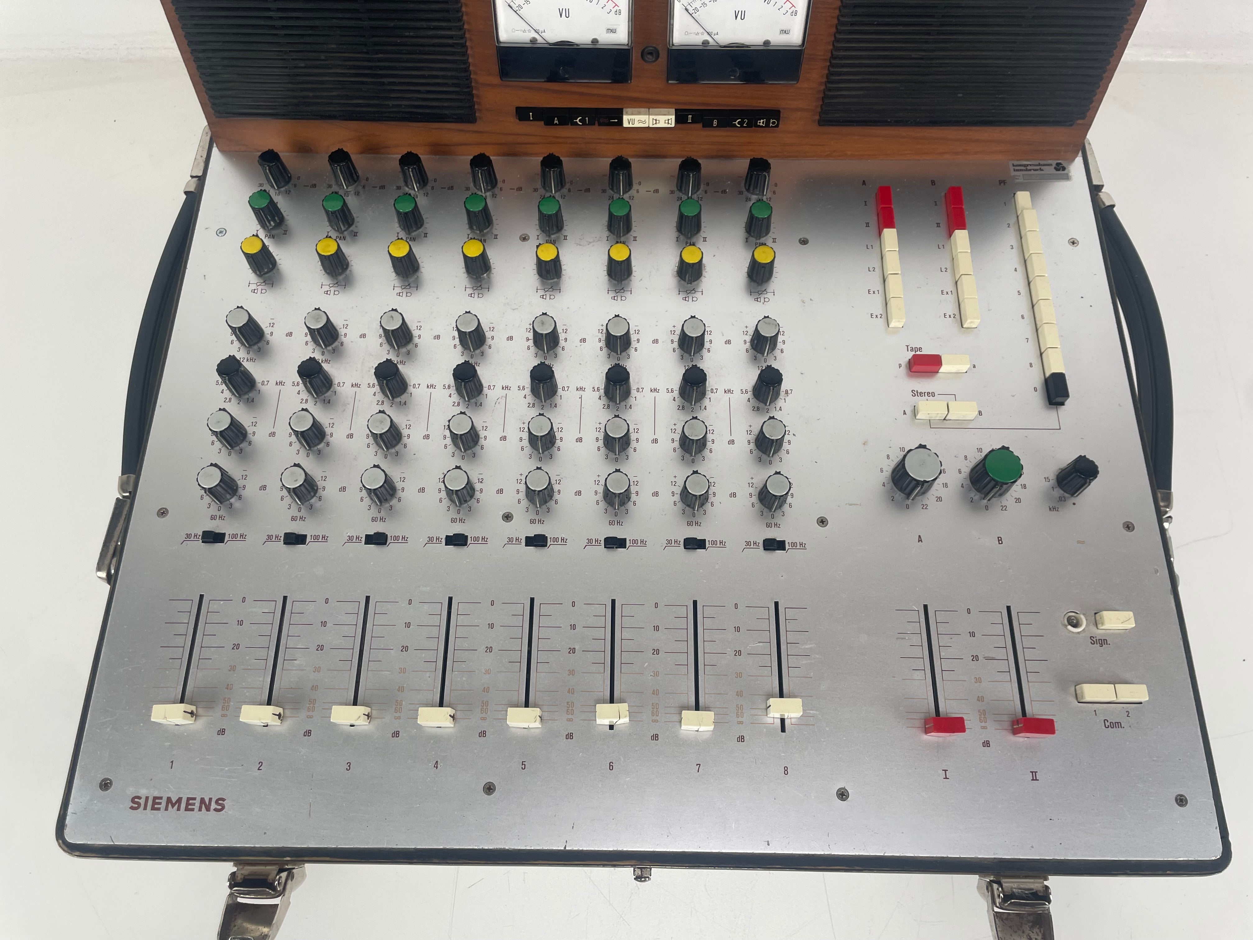 Siemens - WSW ELA 1208 - Analog Studio Mixer - Manual/Cables/PSU Serviced (Recapped)