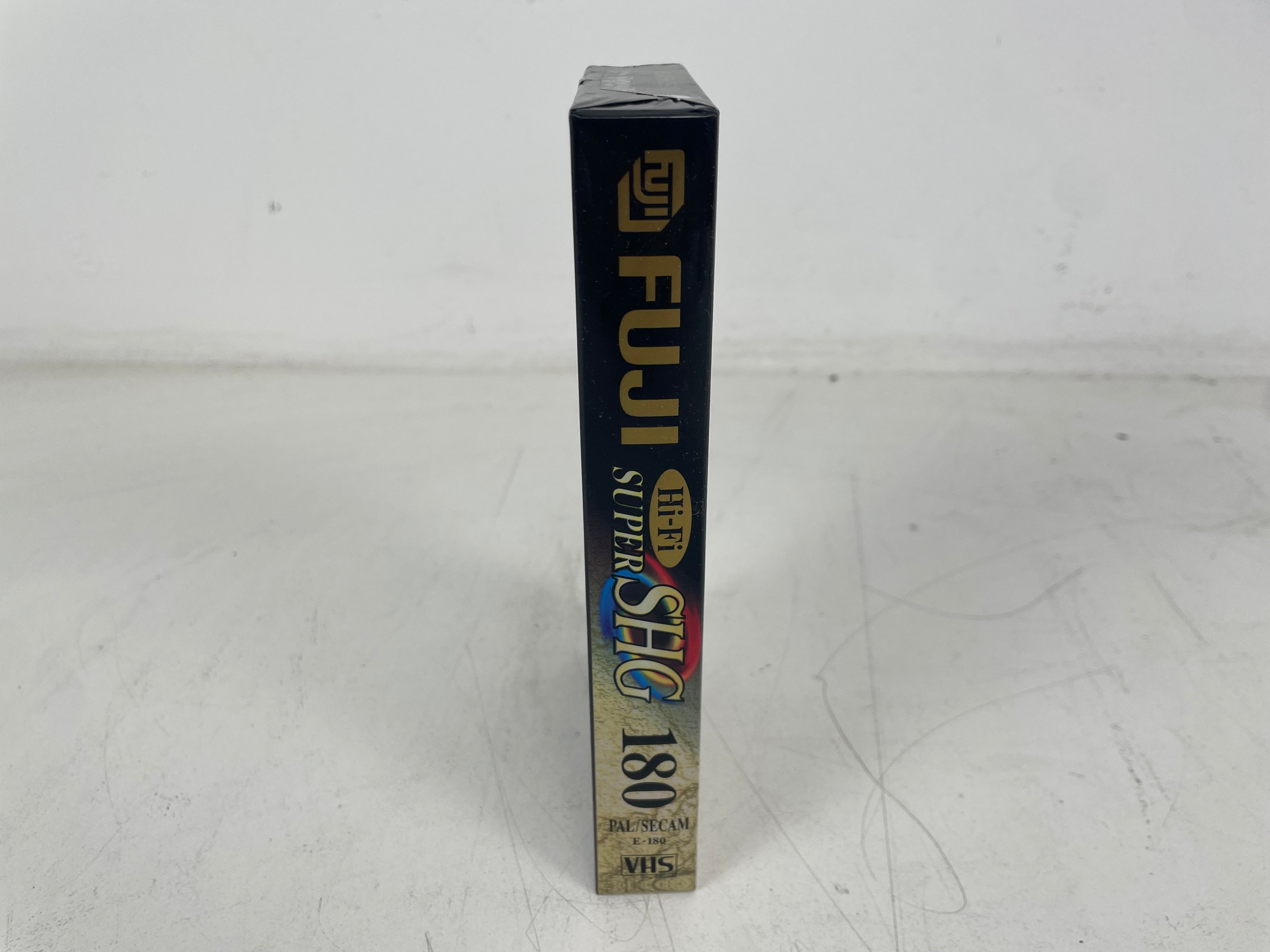 Fuji - SHG E-180 - Hi-Fi Super SHG - VHS Tape - PAL/SECAM - 180 - 3 Hrs - Sealed - NOS