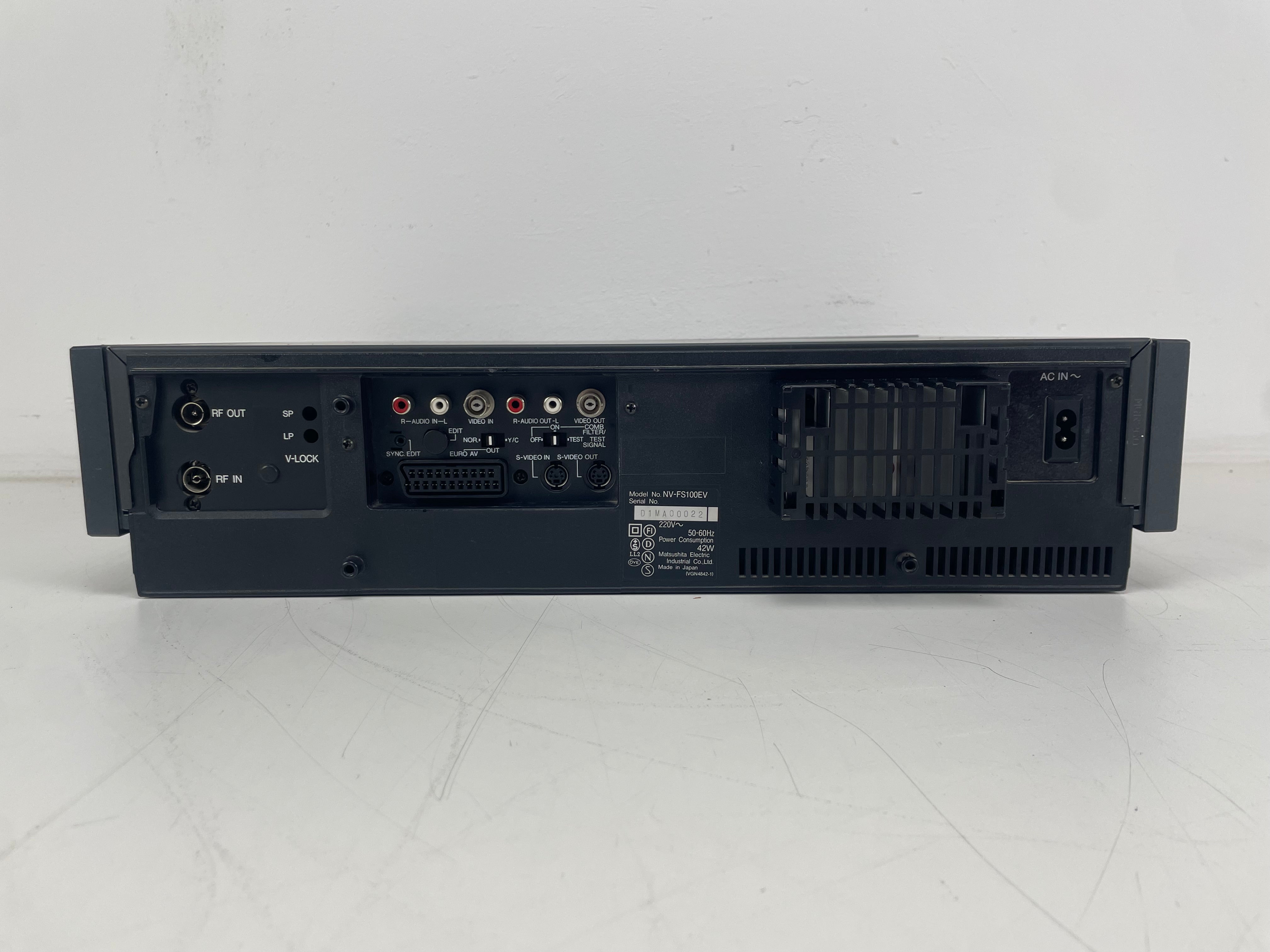 Panasonic - NV-FS100EV - Super VHS Player 4-Head - Serviced (Repaired)