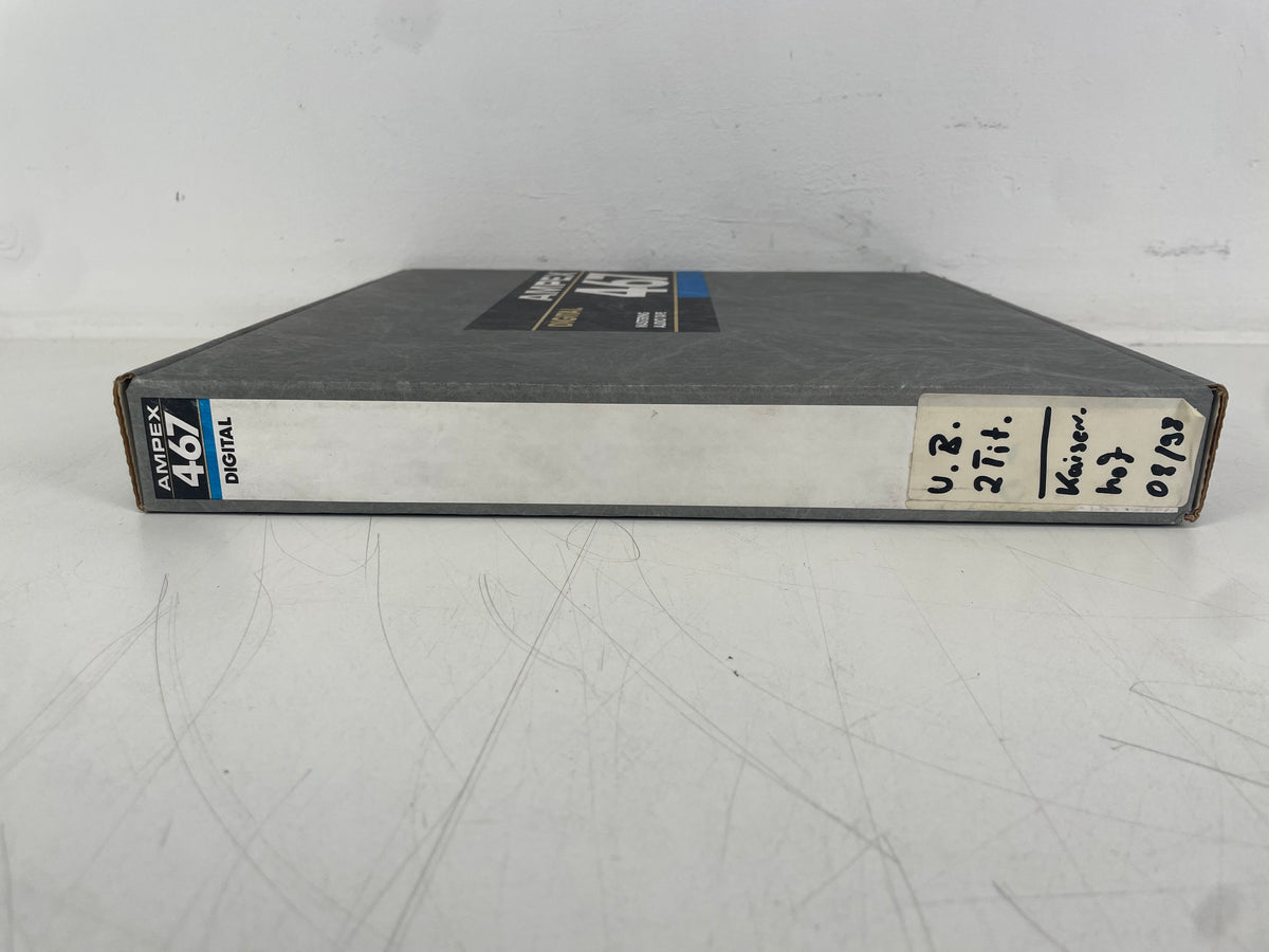 Ampex – 467 – Digital Mastering Audio Tape – Metal Reel with Original Box – Used