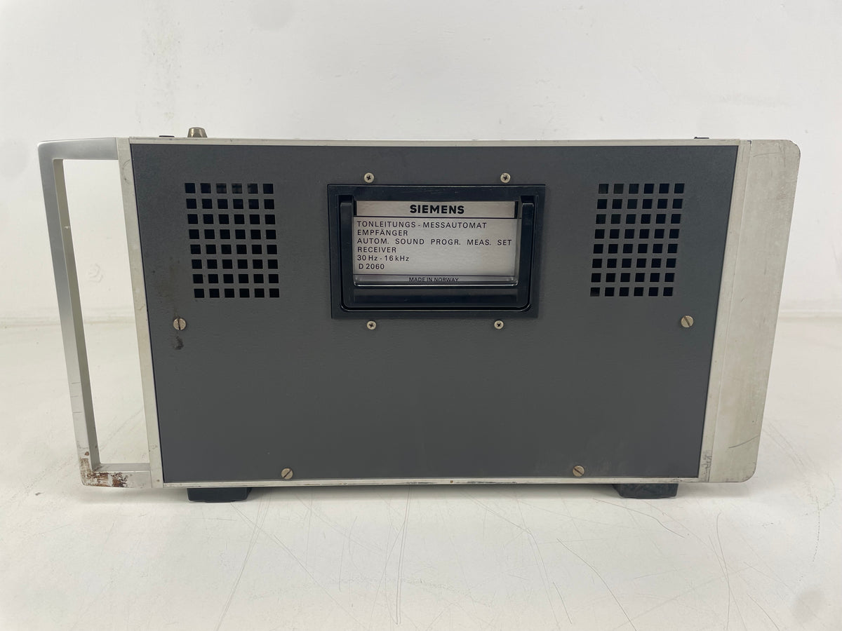 Siemens – D2060 – Automatic Sound Measurement Receiver – Powers On / Untested (As Is)