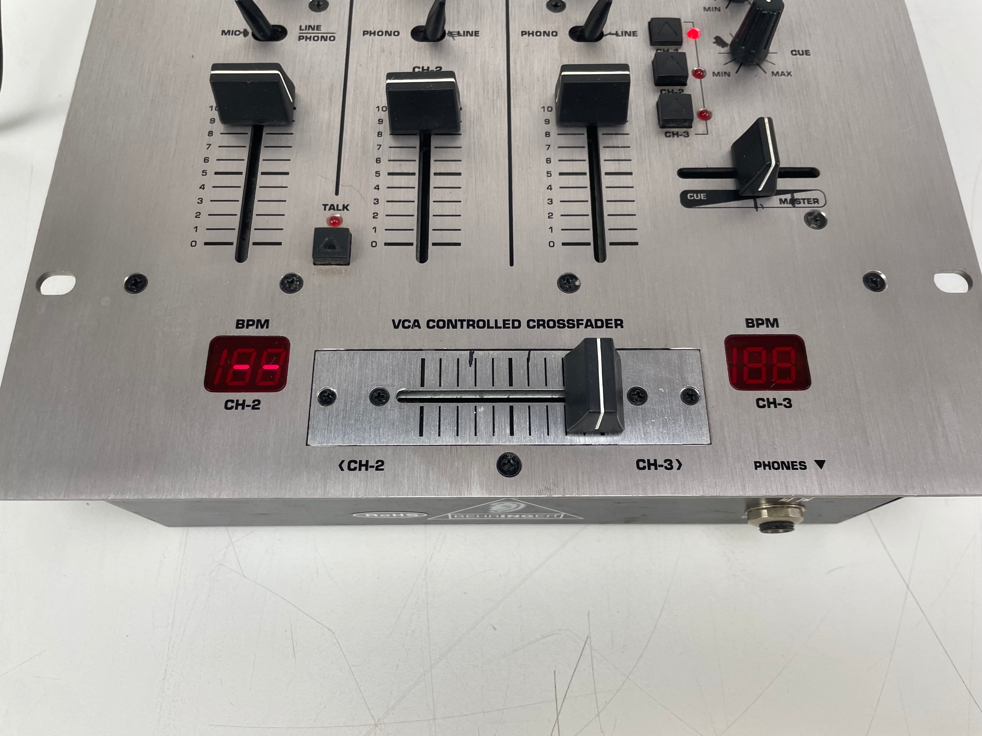 Behringer - DX626 - DJ-Mixer - Serviced (Pot-Meters Cleaned)