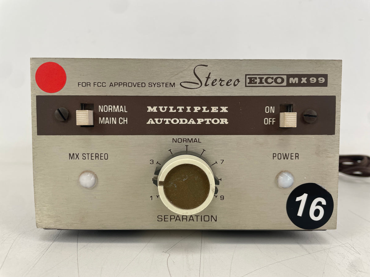 EICO – MX-99 – Vintage Tube FM Stereo Multiplex Adapter – Serviced (Cleaned)