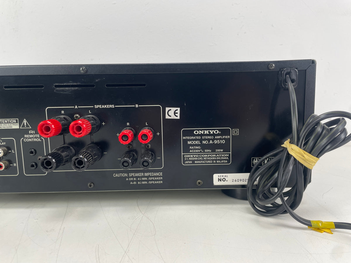 Onkyo – A-9510 R1 – Integrated Stereo Amplifier – 60W/Channel – MM/MC Phono - Serviced (Cleaned)